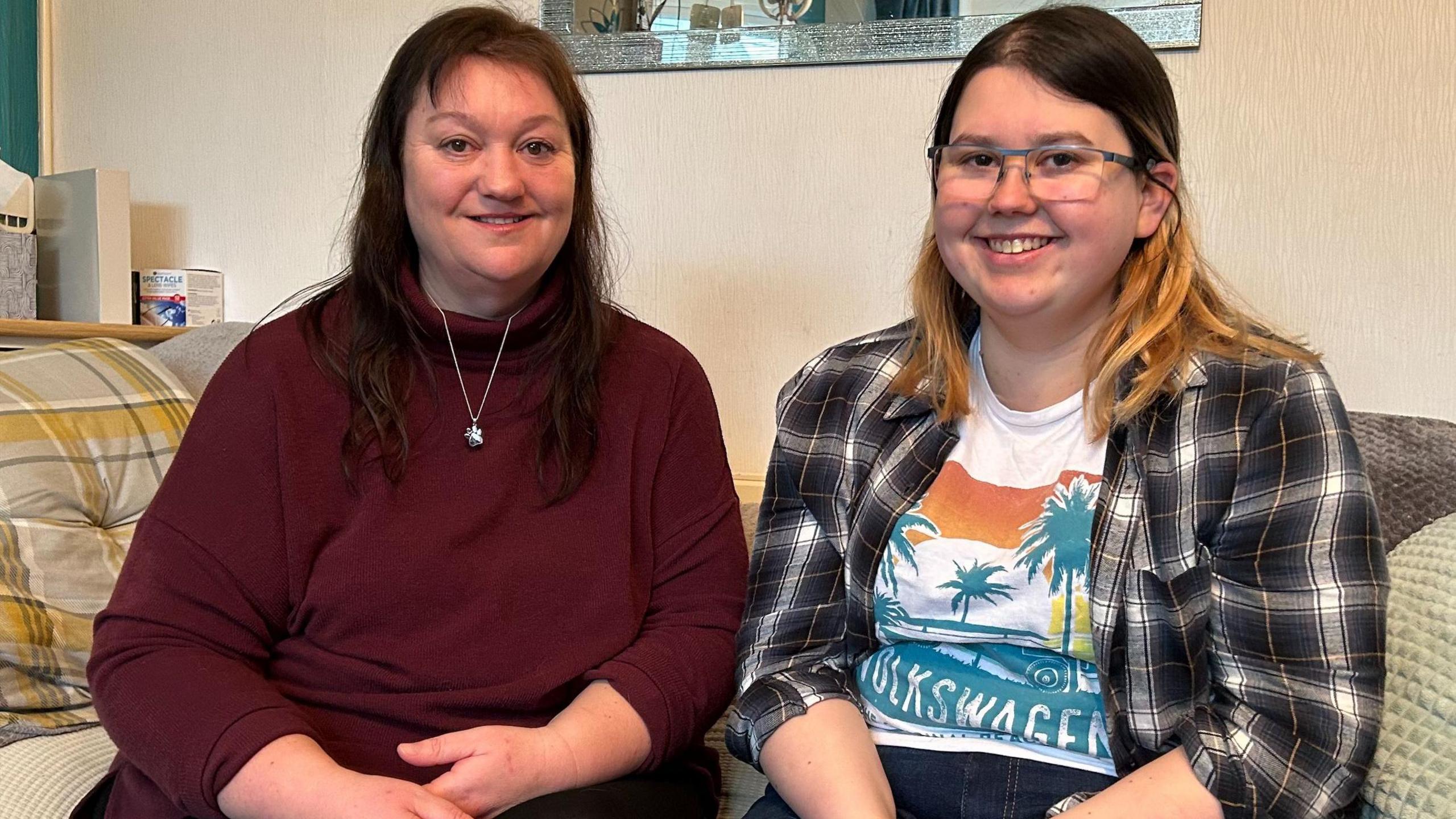 Rhiannon Davies and her daughter Lucy, from Barry