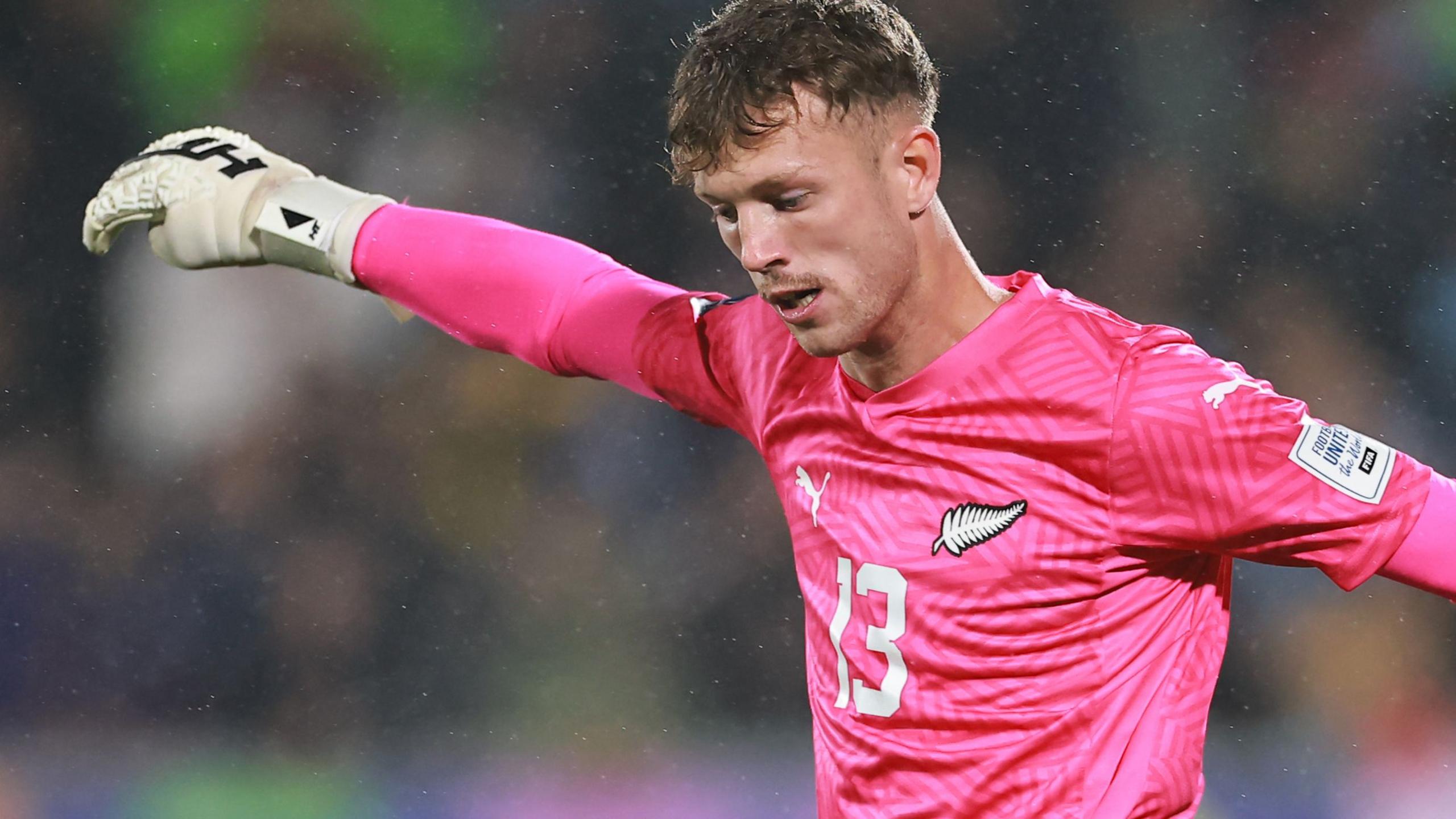 Henry Gray in action for New Zealand Under-20s