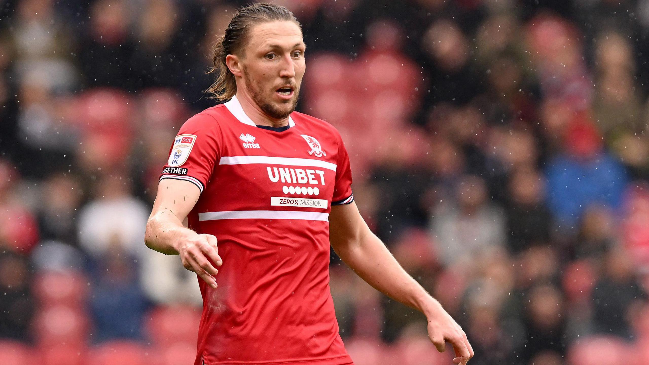 Luke Ayling playing for Middlesbrough