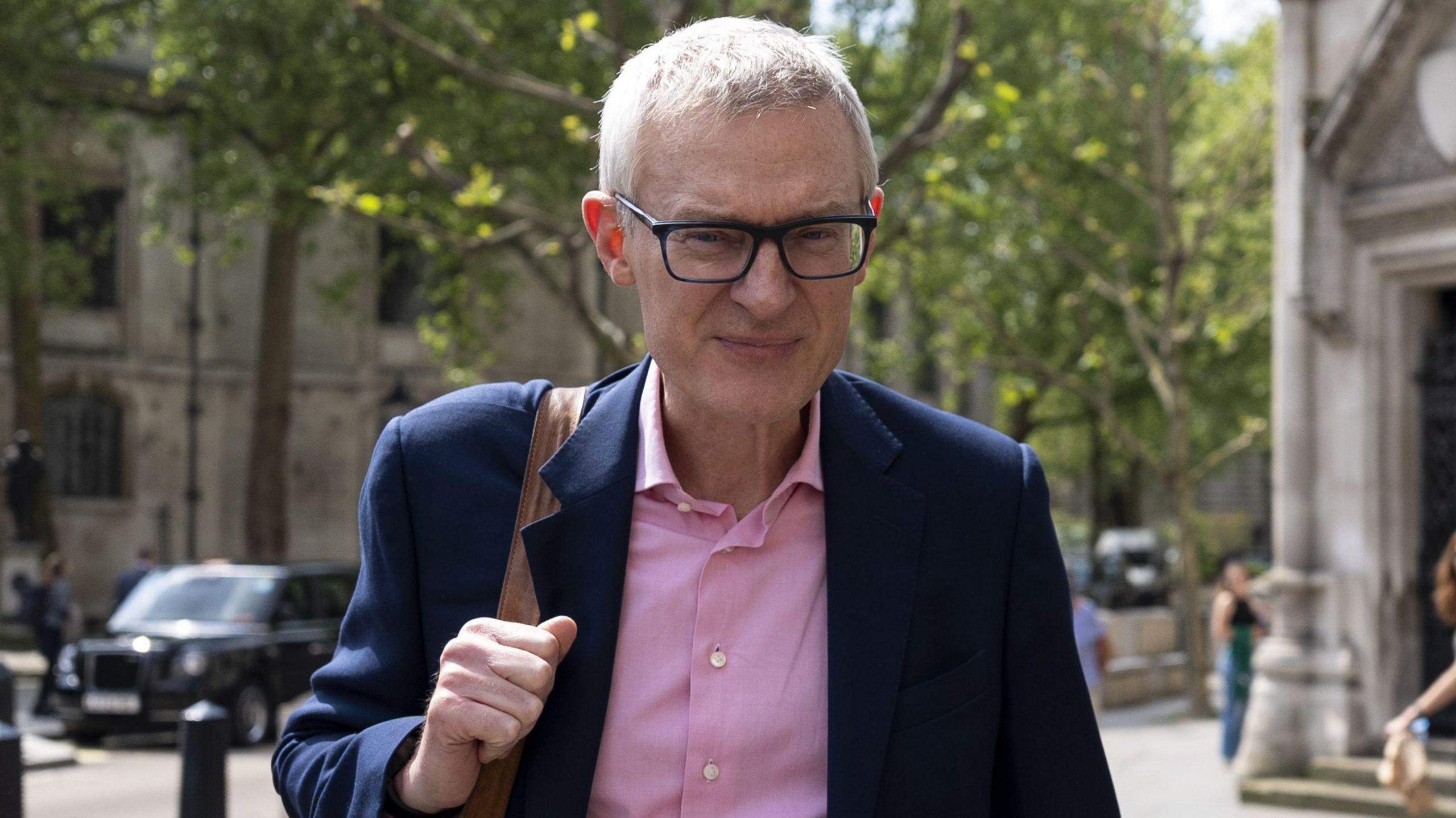 File photo dated 09/05/24 of Jeremy Vine arrives at the Royal Courts of Justice in London for the first hearing in the libel claim brought by himself against Joey Barton