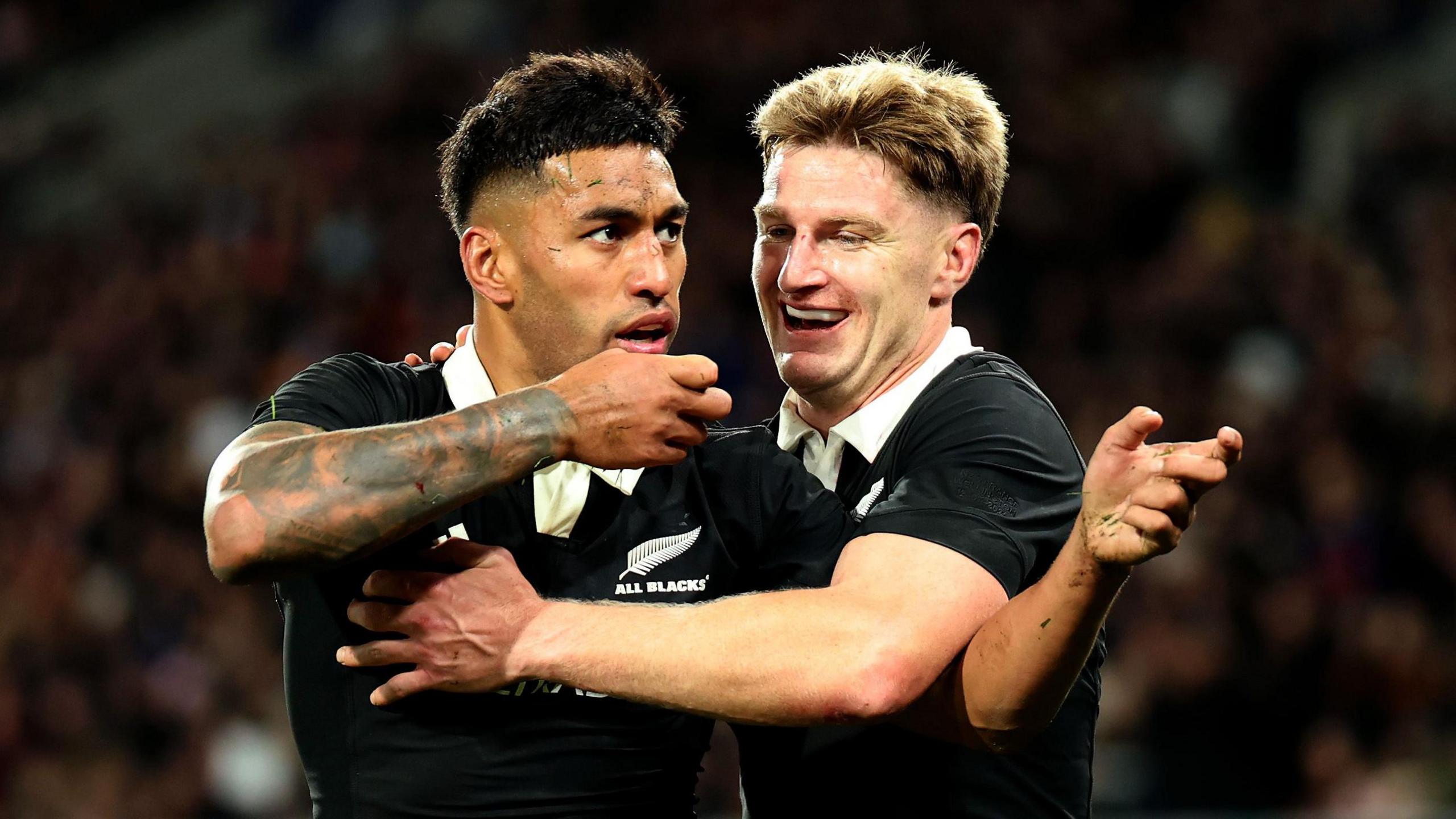 Rieko Ioane and Jordie Barrett