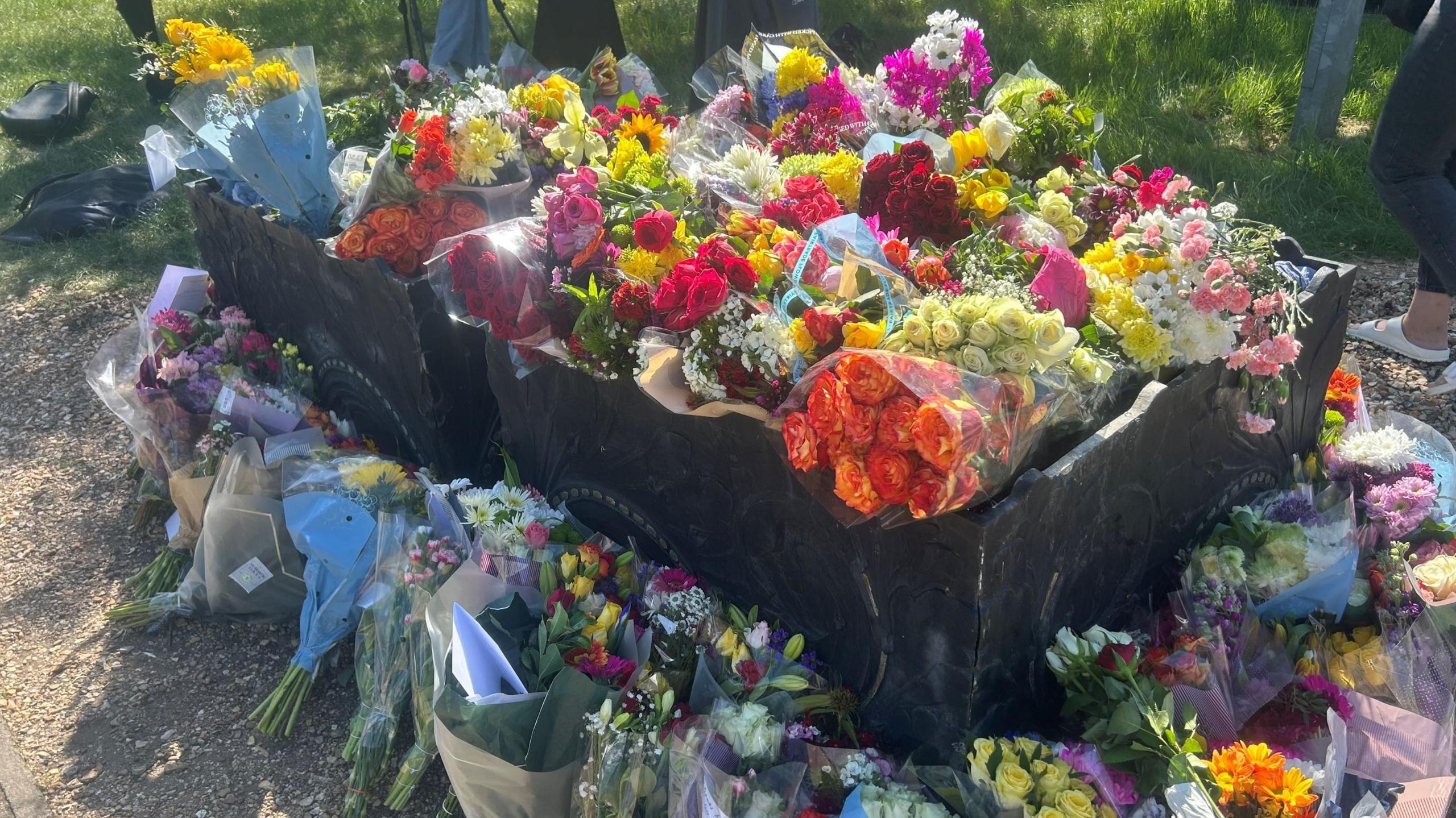 Floral tributes