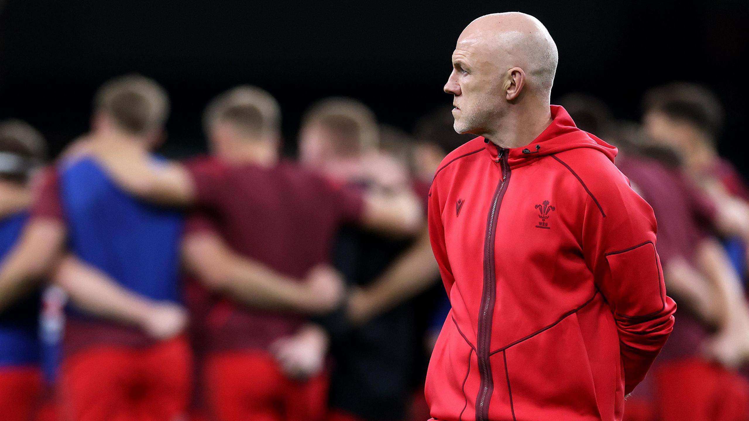 Wales head coach Steve Tandy before the Test against New Zealand
