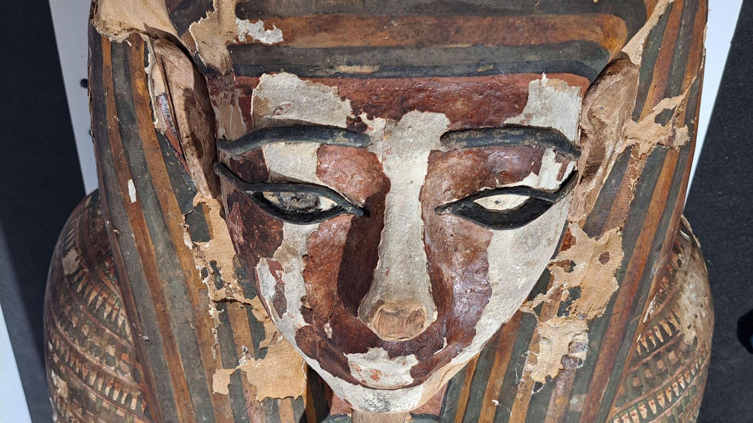 Ancient Egyptian coffin returned to Swansea University  