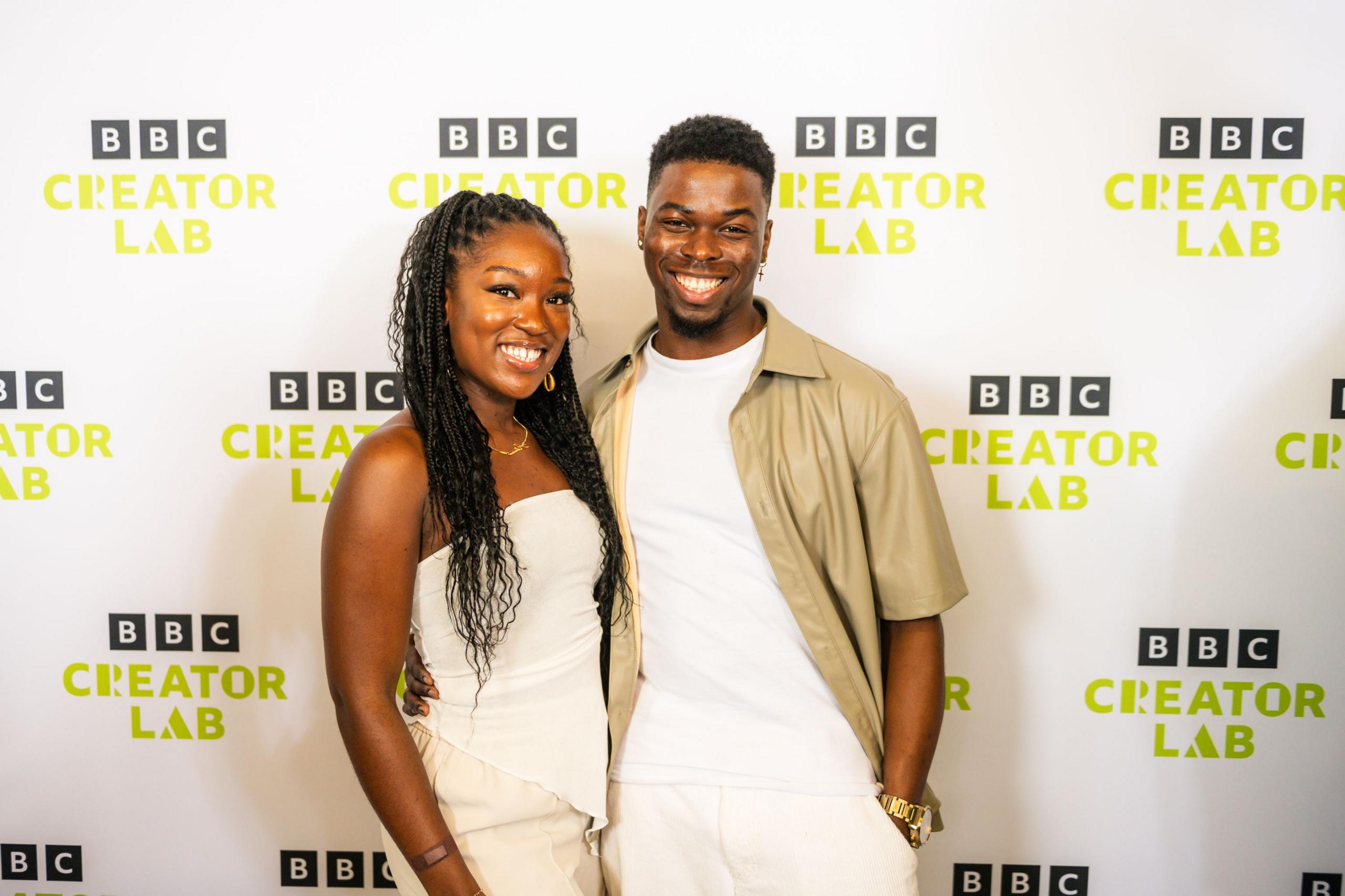 Couple Solomon Adebiyi and Adwoa Botchey