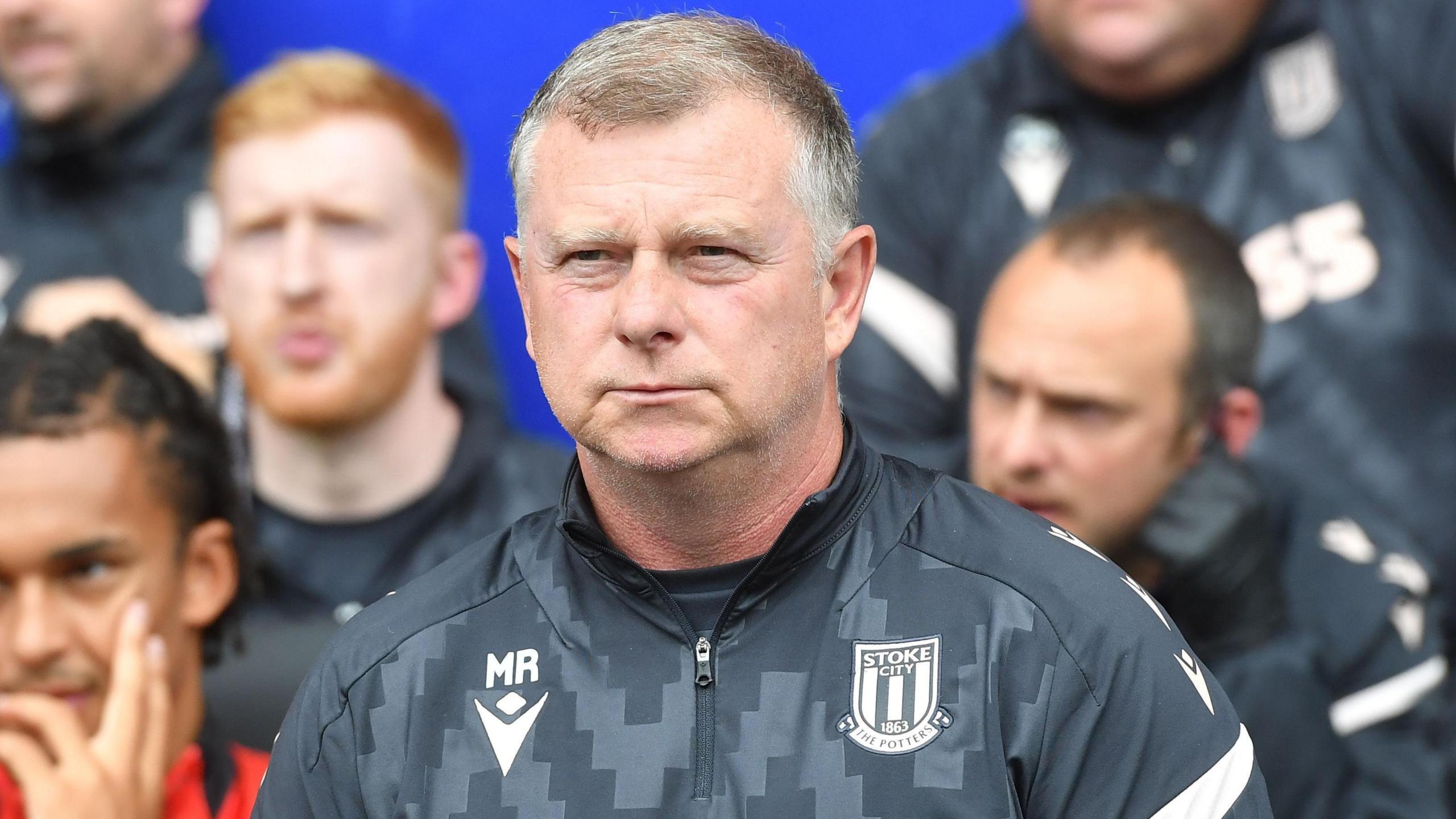 Stoke boss Mark Robins