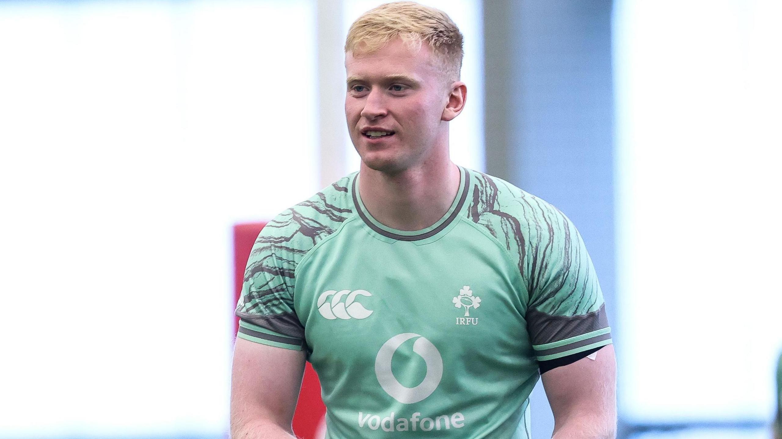 Jamie Osborne training with Ireland