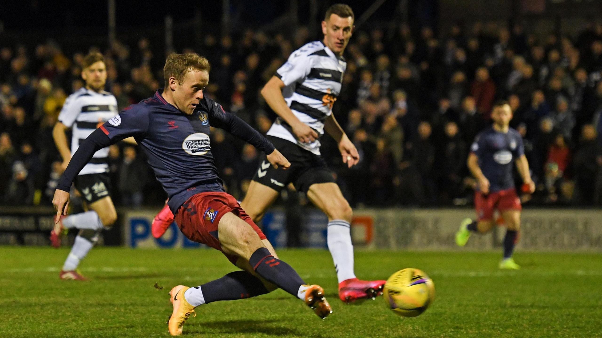 Rory McKenzie scores against Ayr United