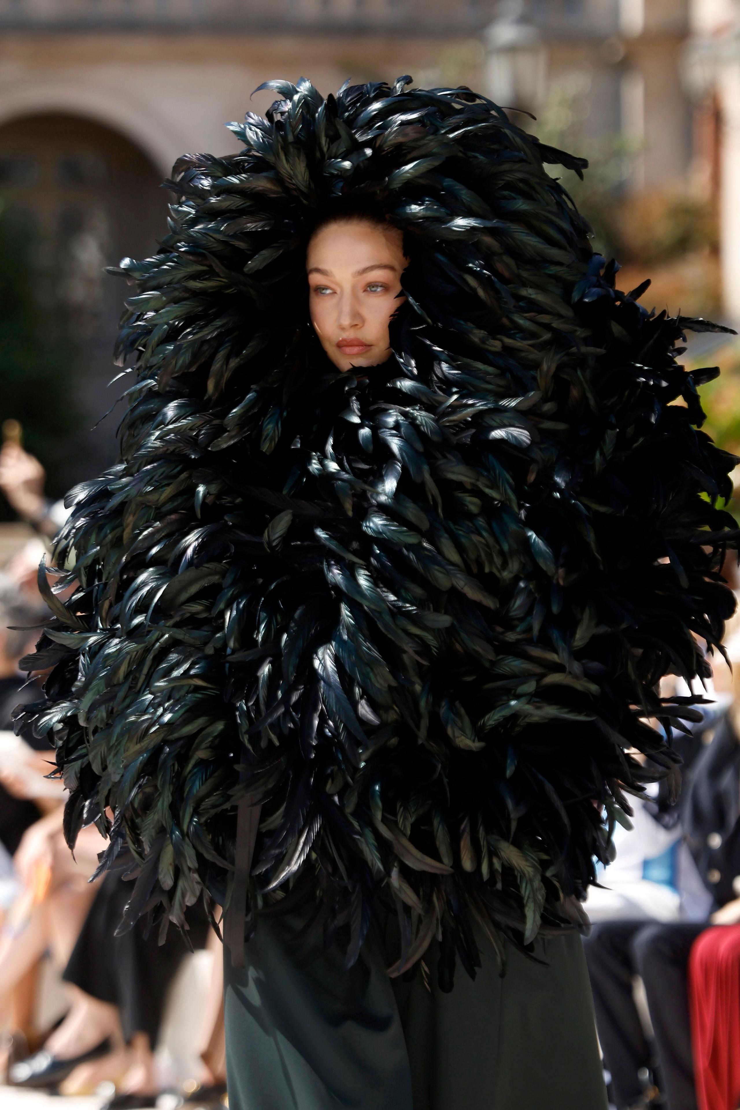 Gigi Hadid walks the runway during the Balenciaga Haute Couture Fall/Winter 2026/2027 show as part of Paris Fashion Week on July 8, 2026 in Paris, France.