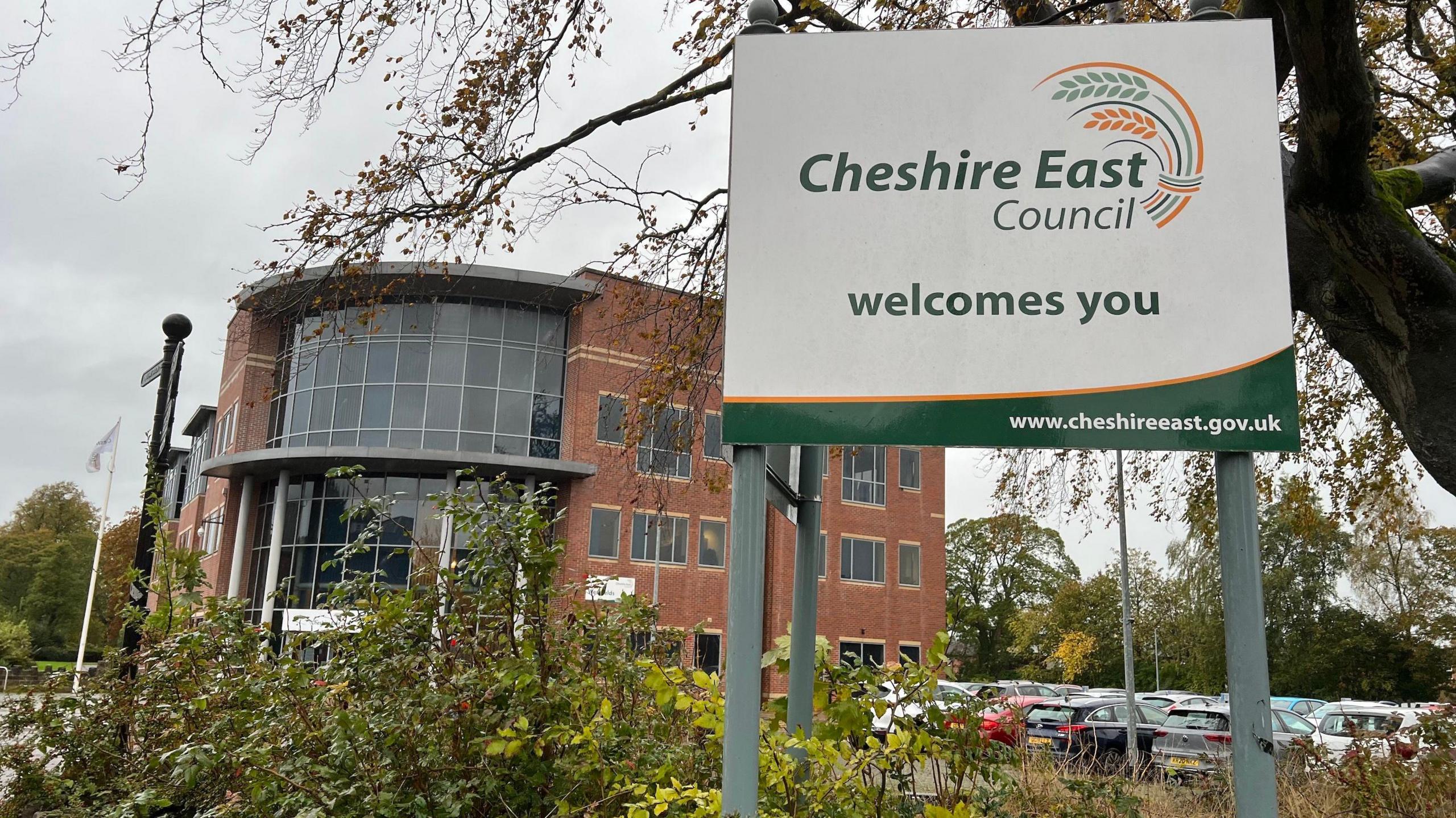 Cheshire East Council headquarters at Westfields in Sandbach