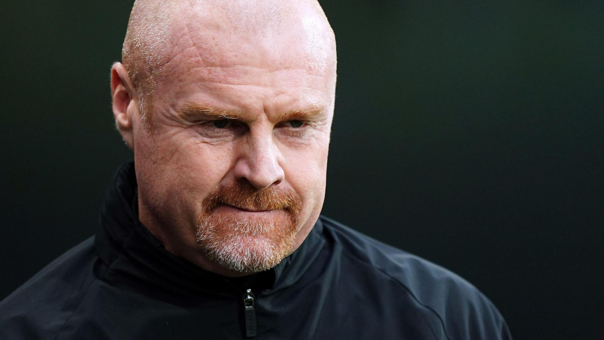 Sean Dyche looks on