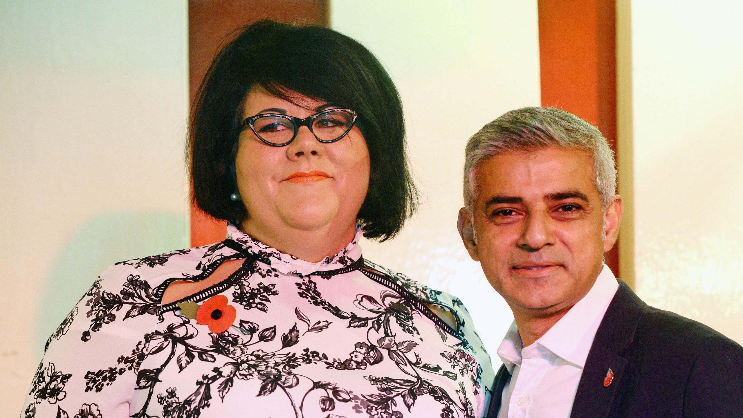 Amy Lamé and Mayor of London Sir Sadiq Khan