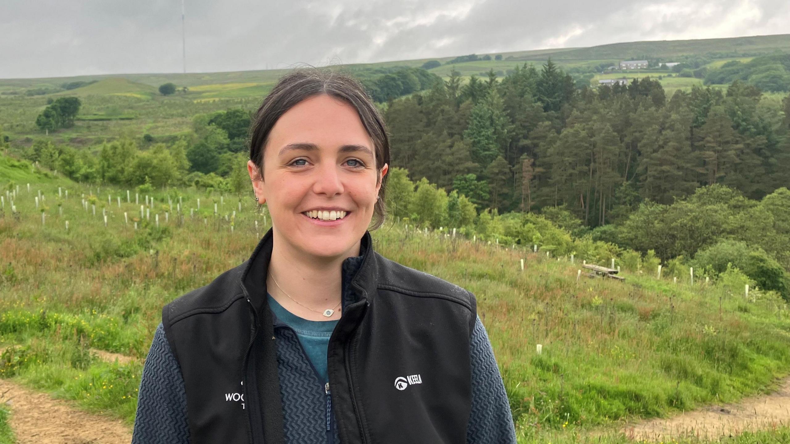 Roberta Gleaves of the Woodland Trust on the estate fields