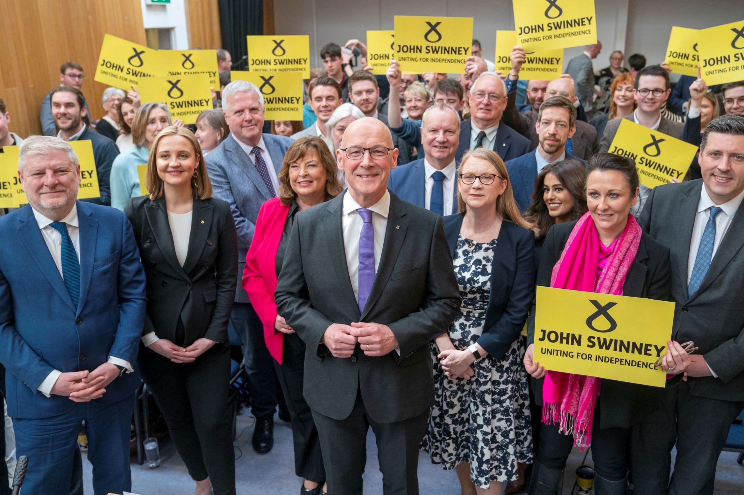 John Swinney and his team