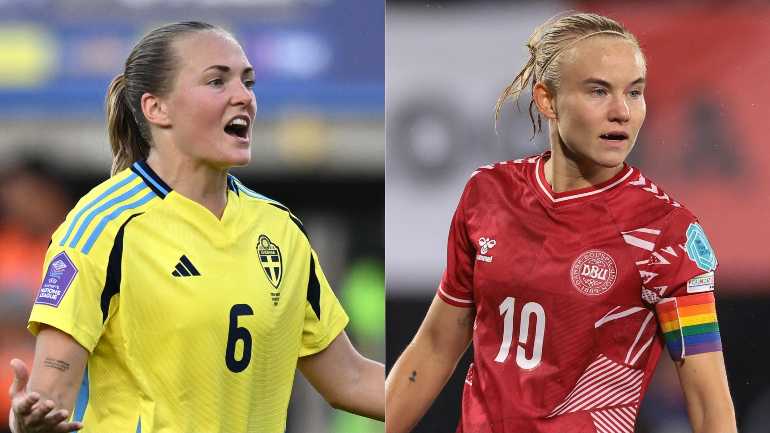 Magdalena Eriksson a Pernille Harder