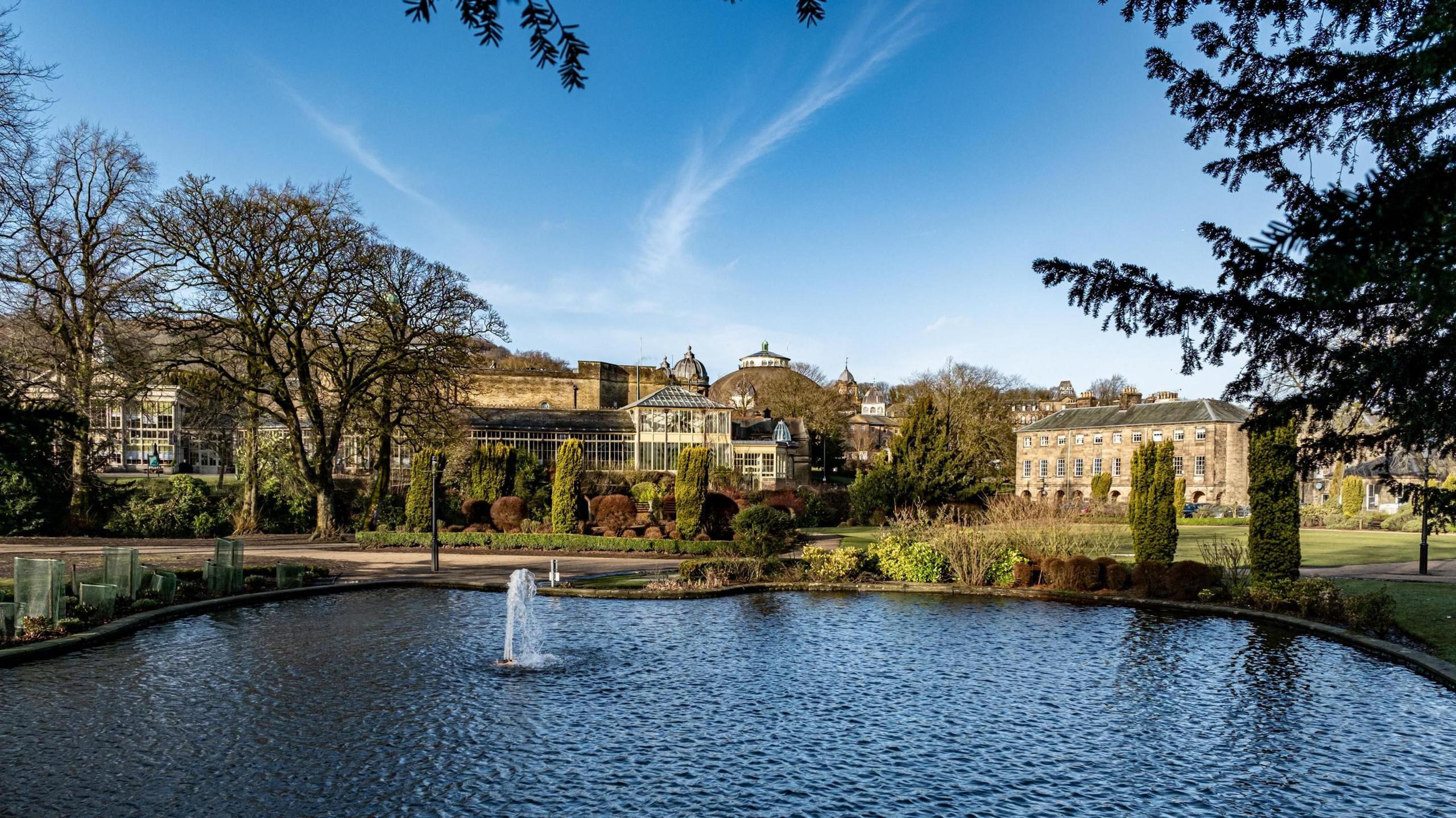 View of Buxton's Pavilion Gardens