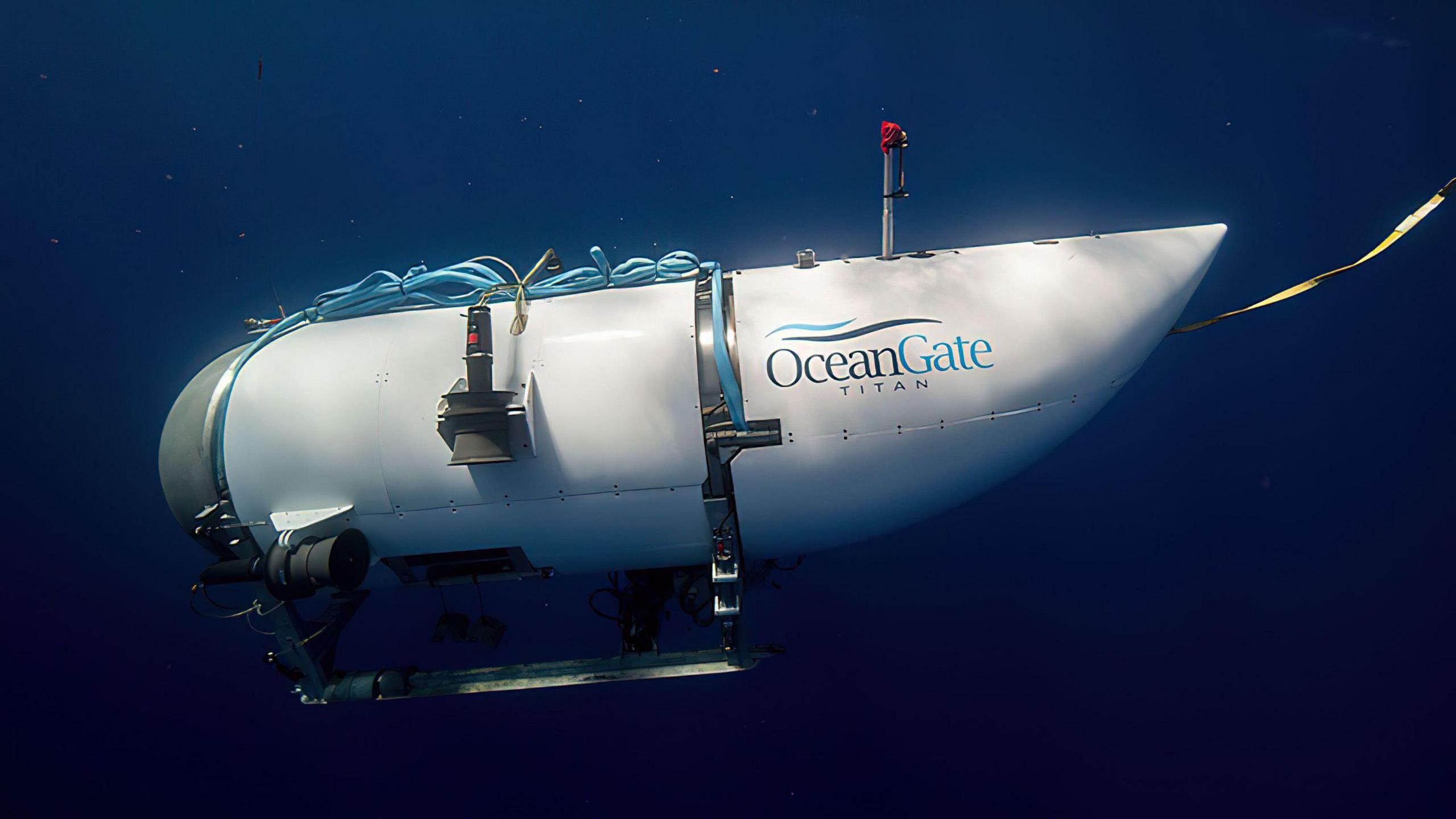 An undated photo of the Titan sub