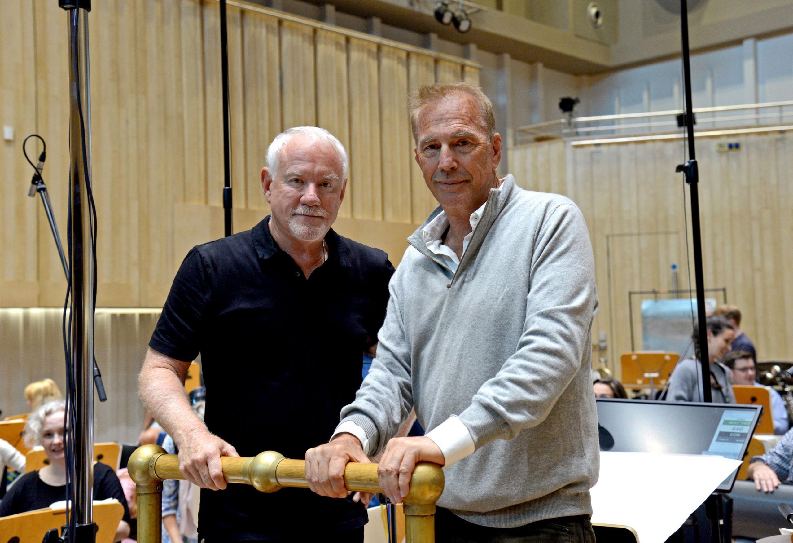 John Debney and Kevin Costner came to the RSNO Centre last August and spent five days recording the soundtrack