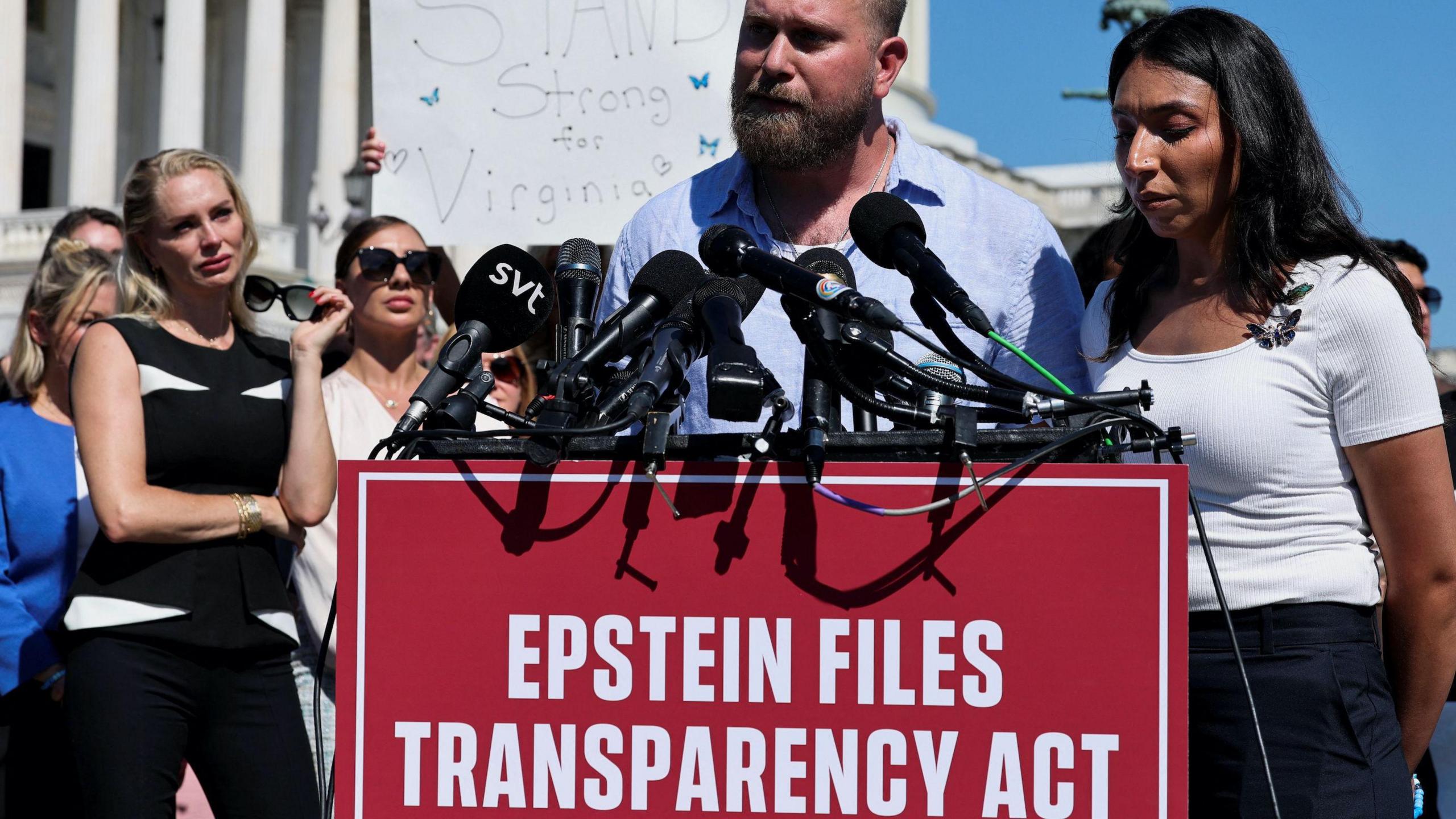 Campaigners to release information about Jeffrey Epstein, including Virginia Giuffre's family