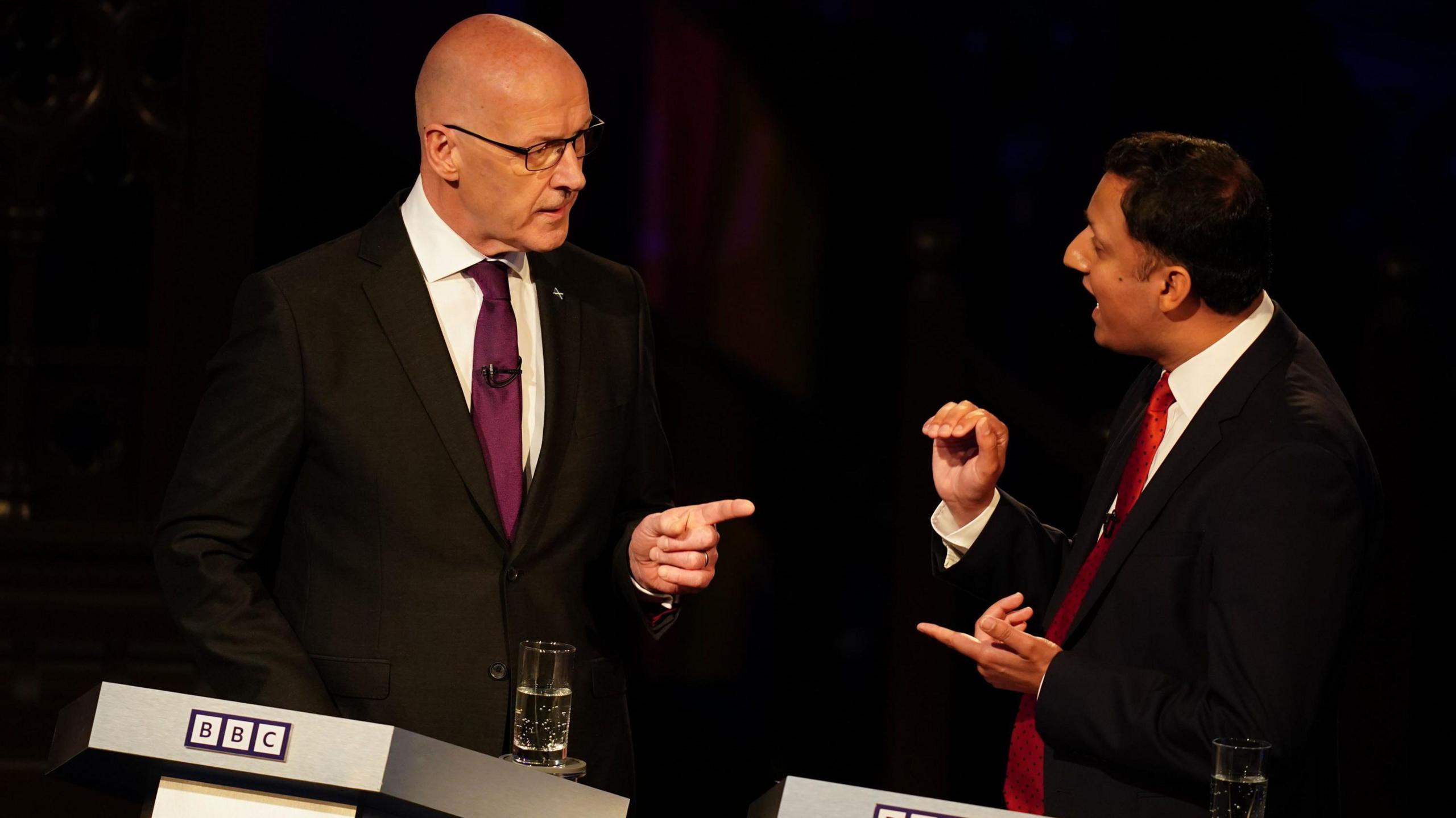 Swinney Sarwar election debate