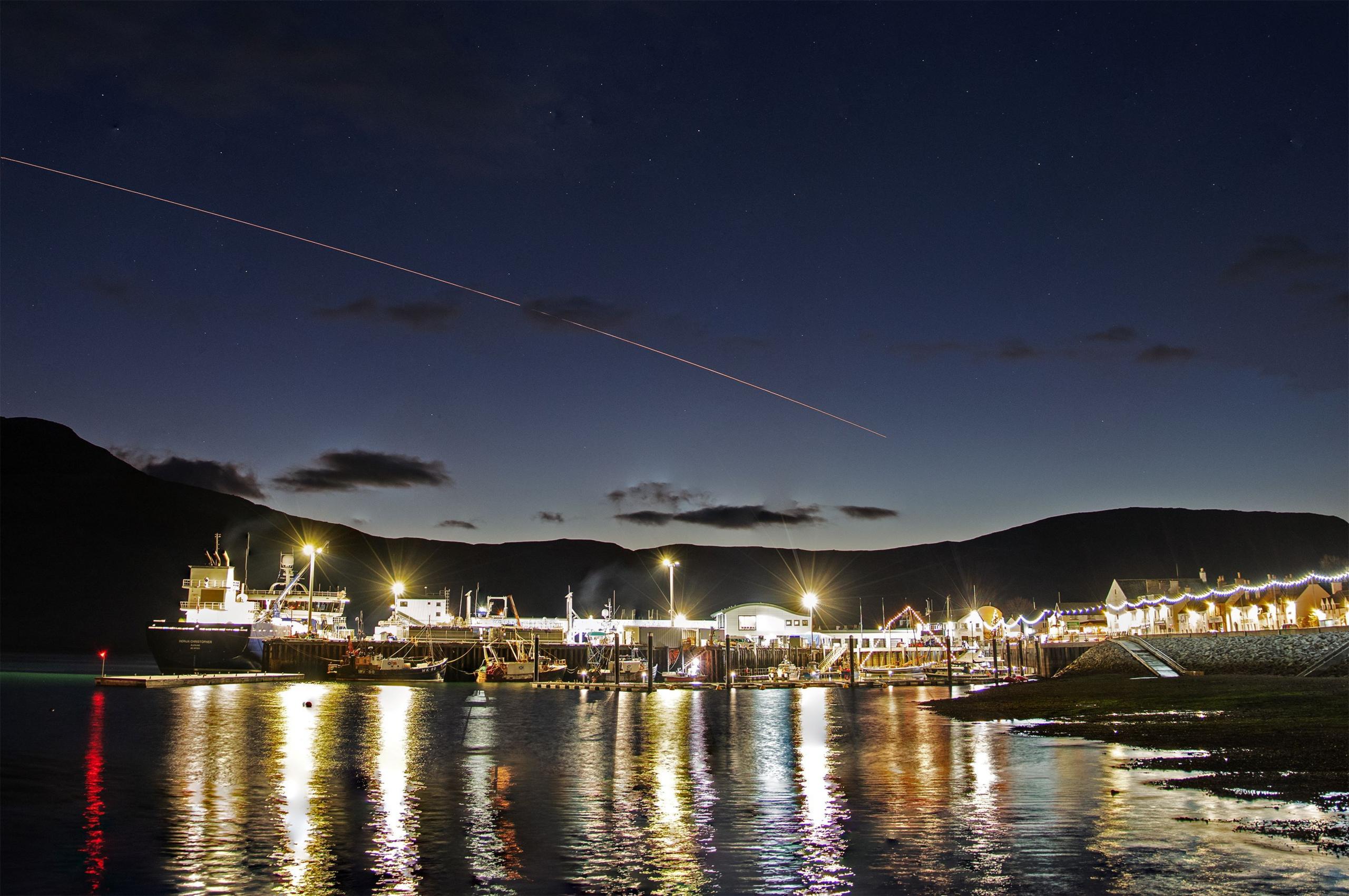 International Space Station passing over Ullapool