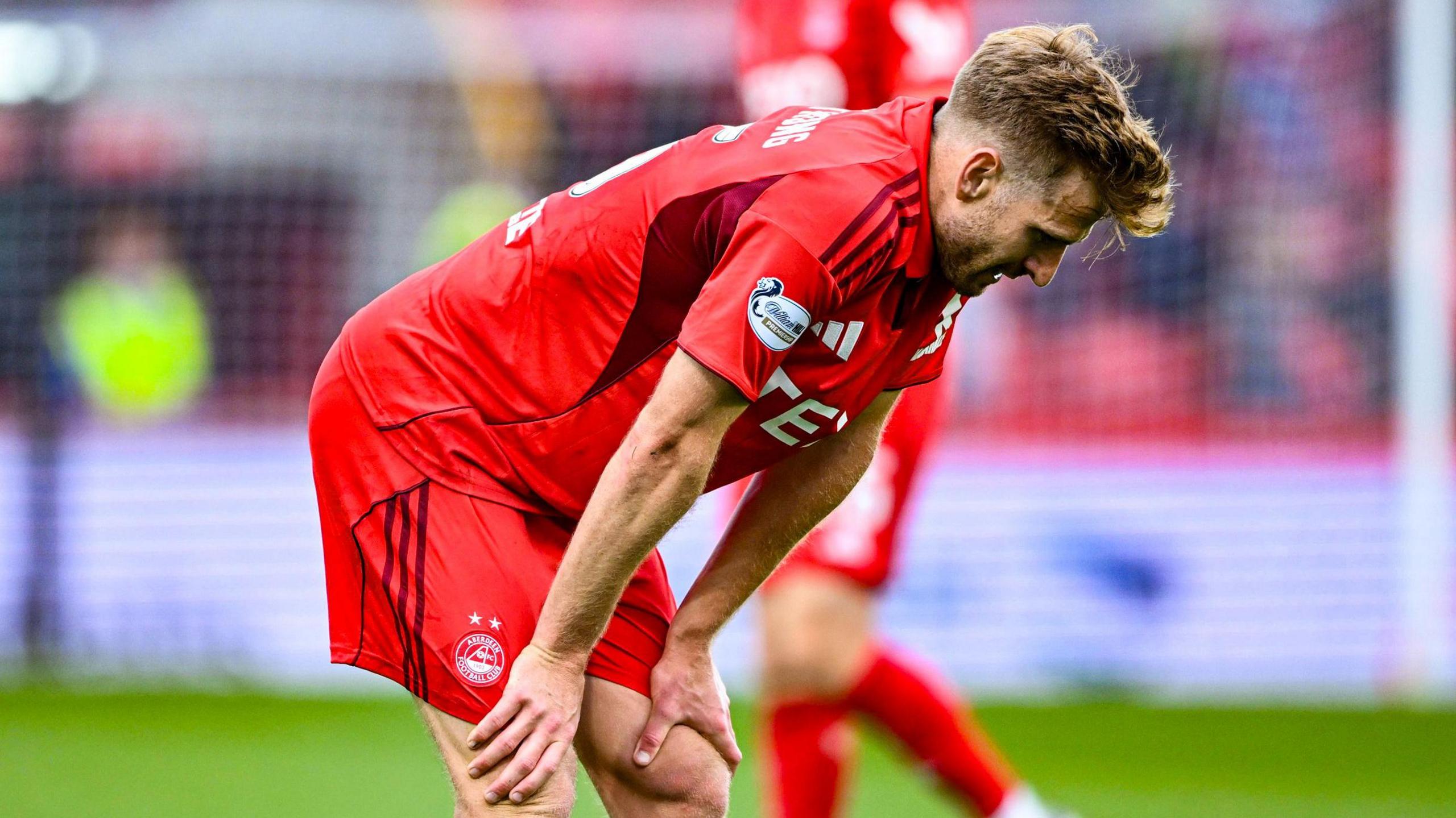 Stuart Armstrong looks dejected after Aberdeen draw against Livingston