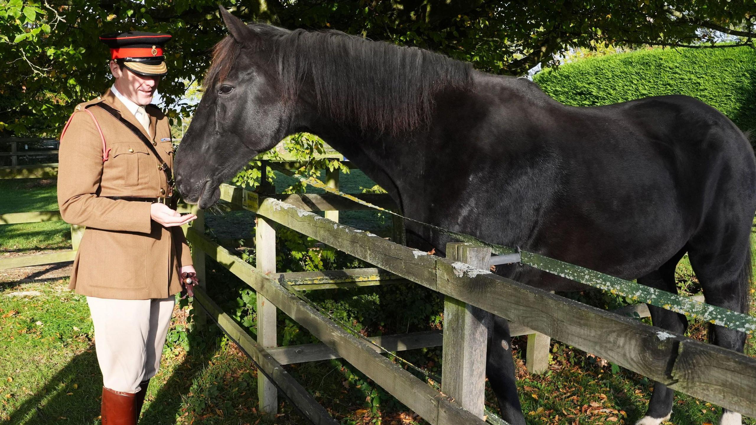 Major Thomas Stewart says goodbye to Quaker as he begins his retirement.