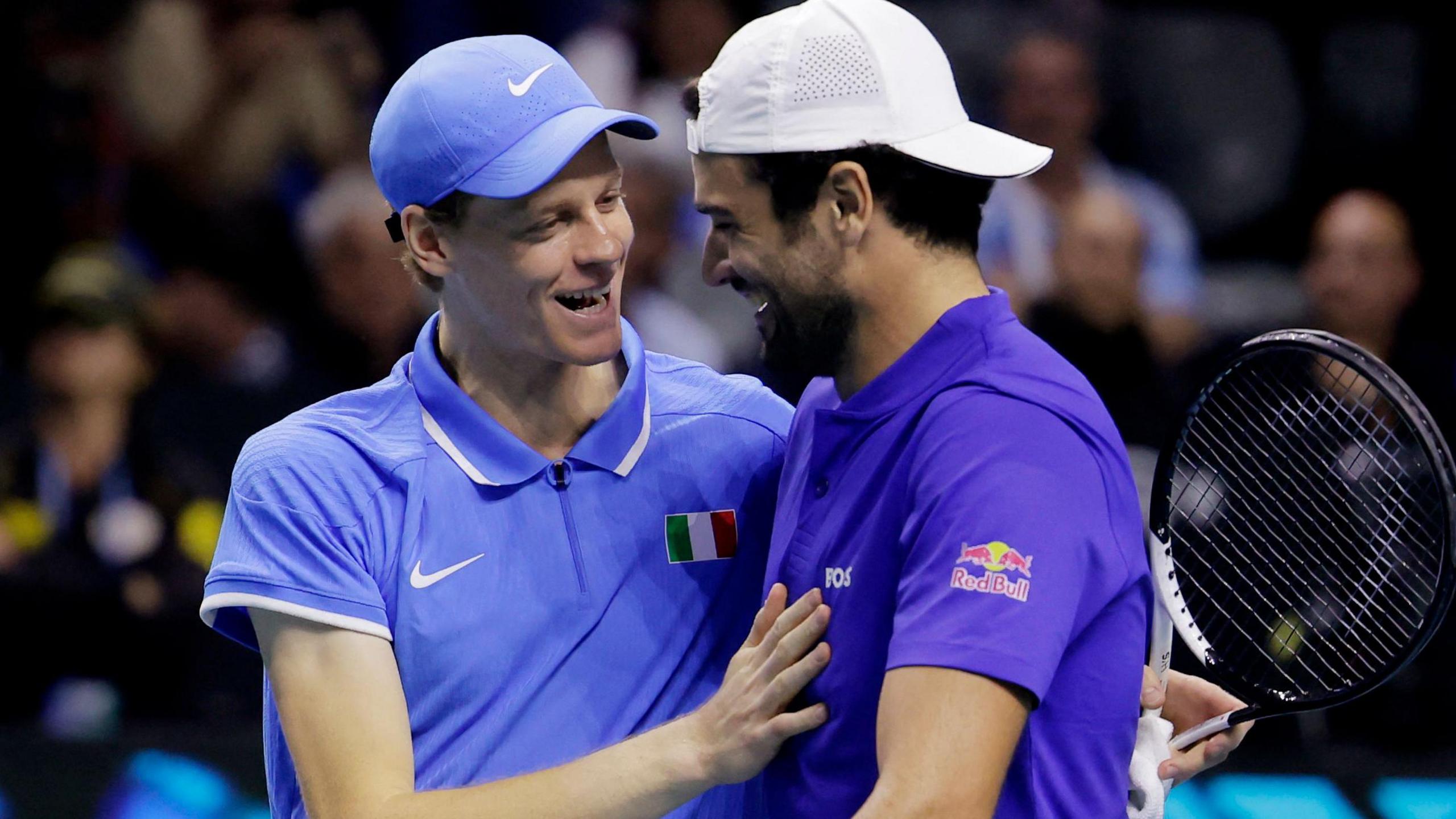 Jannik Sinner and Matteo Berrettini