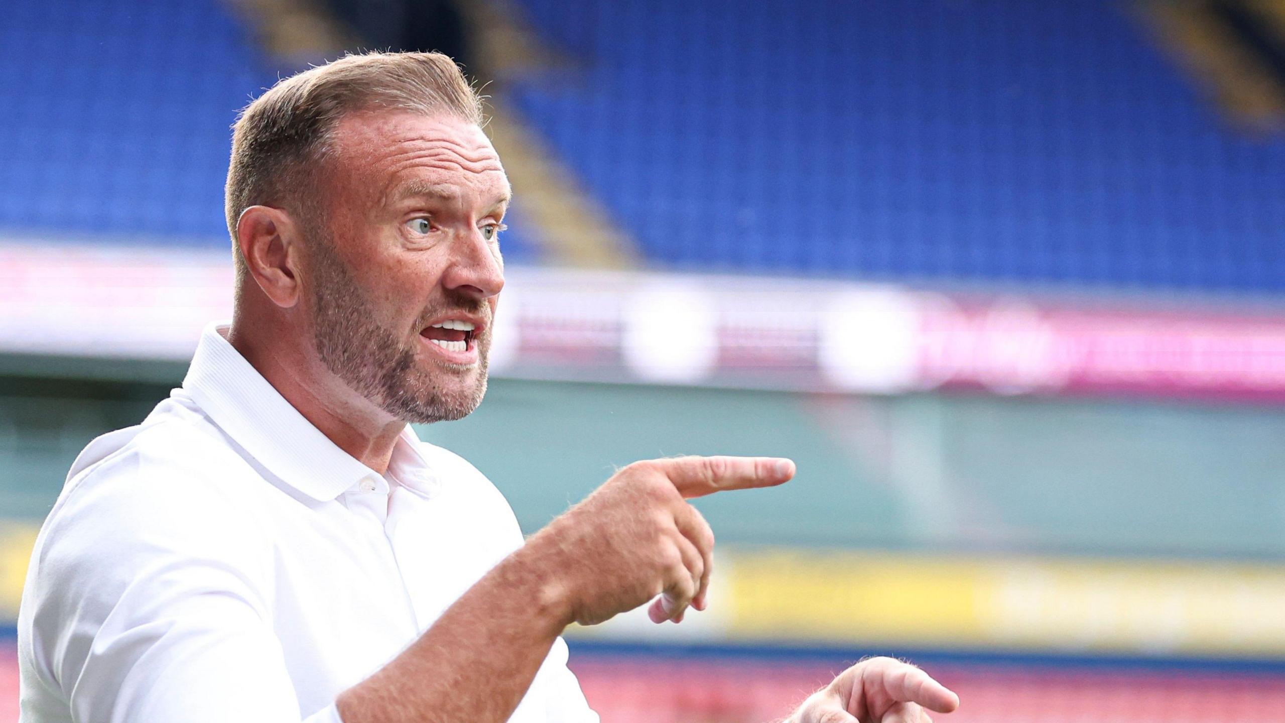 Ian Evatt in pre-season with Bolton Wanderers