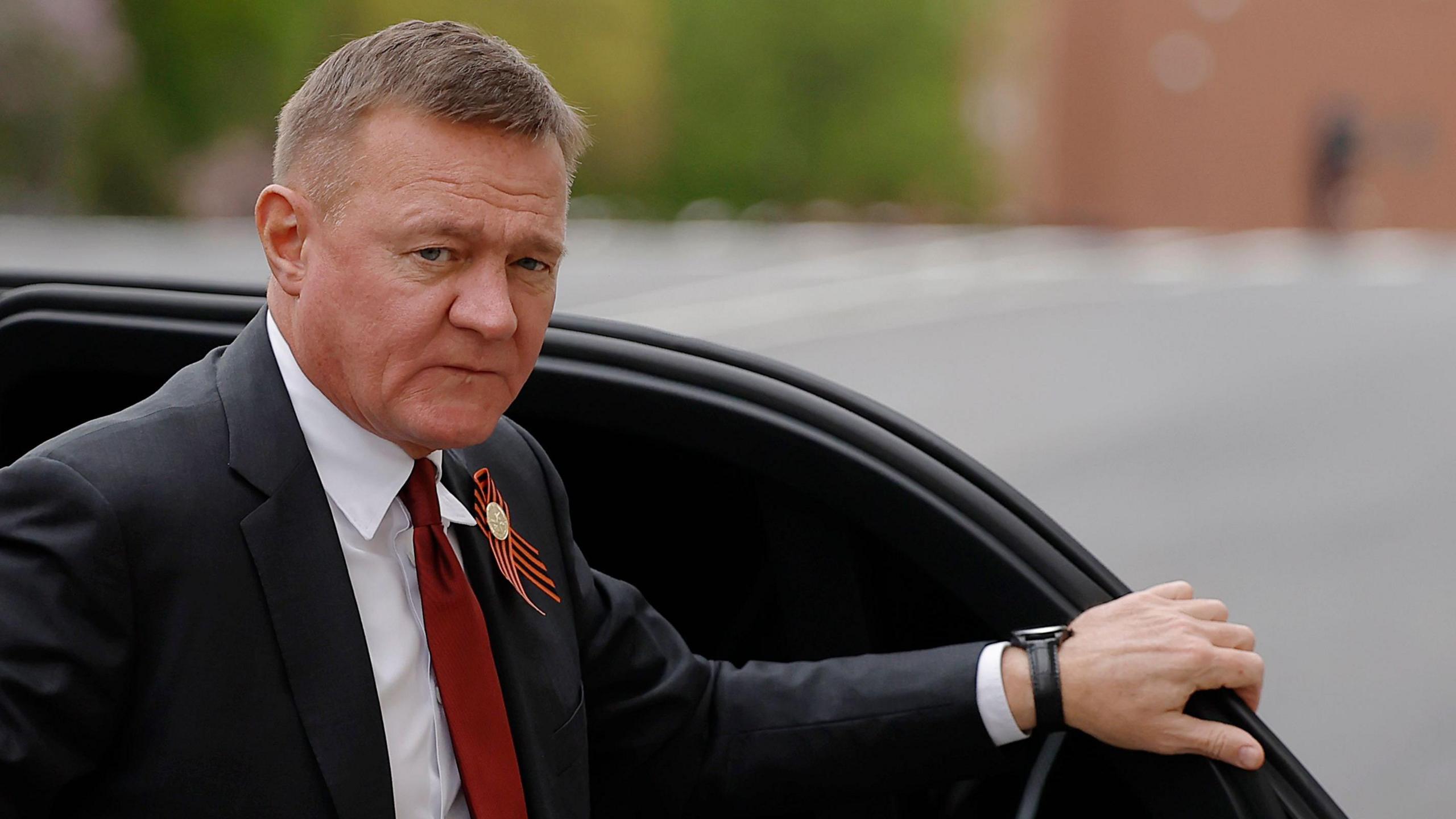 Roman Starovoit arrives at a meeting of President Putin with Venezuelan President Maduro at the Kremlin in Moscow, Russia, 07 May 2025.