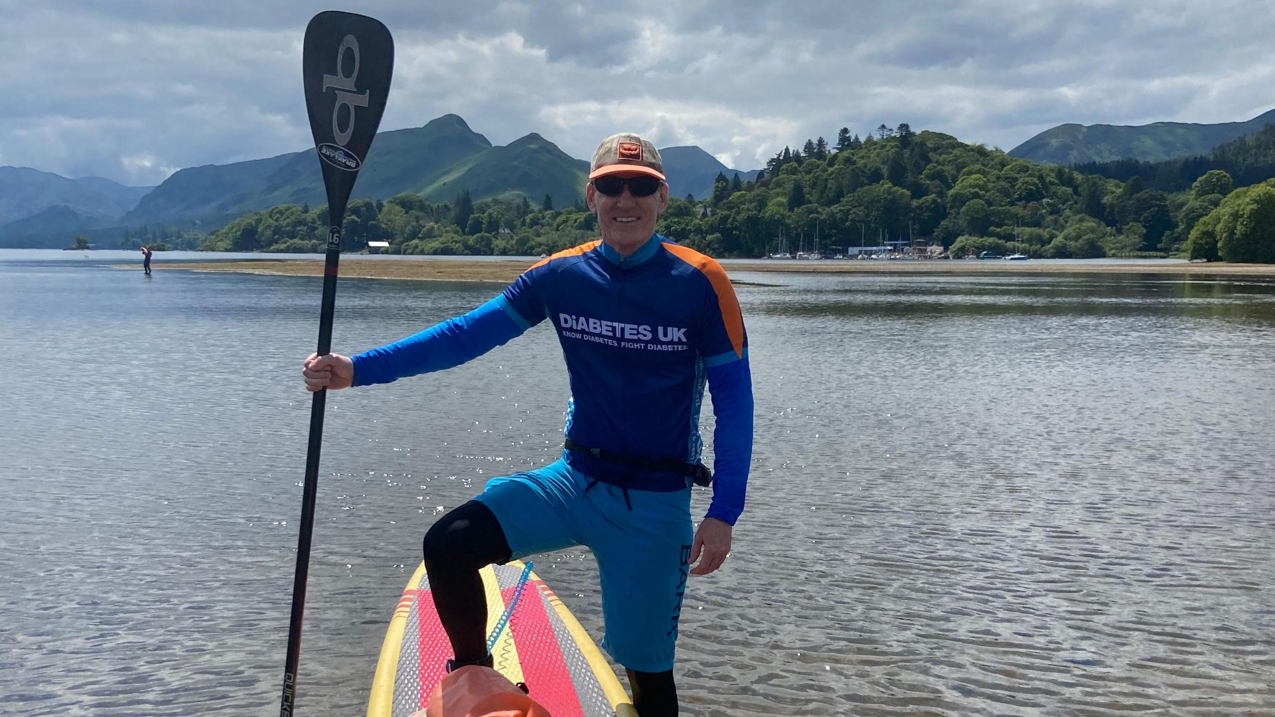 Adrian Angell on Derwent Water