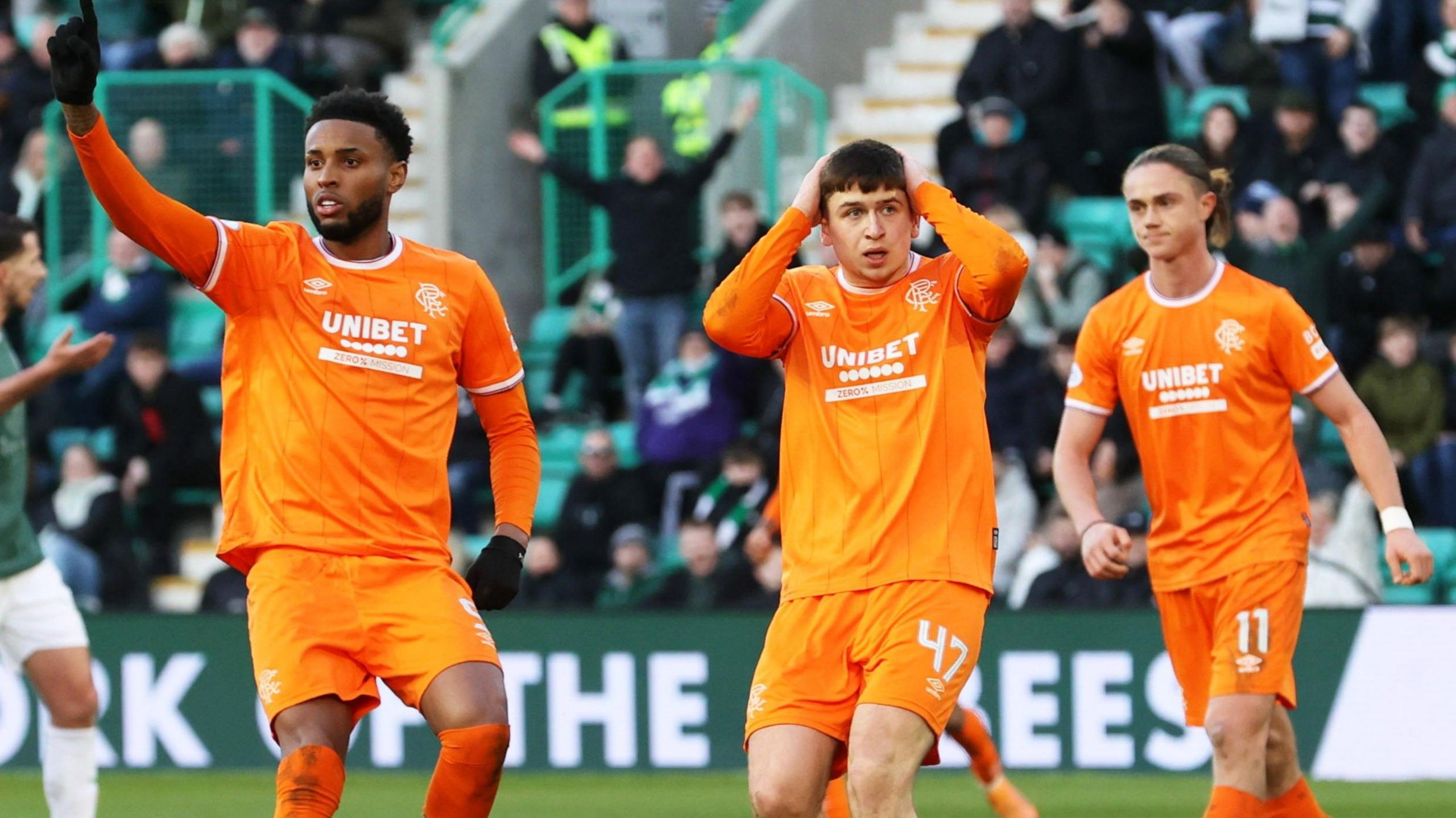 Mikey Moore reacts as goal disallowed