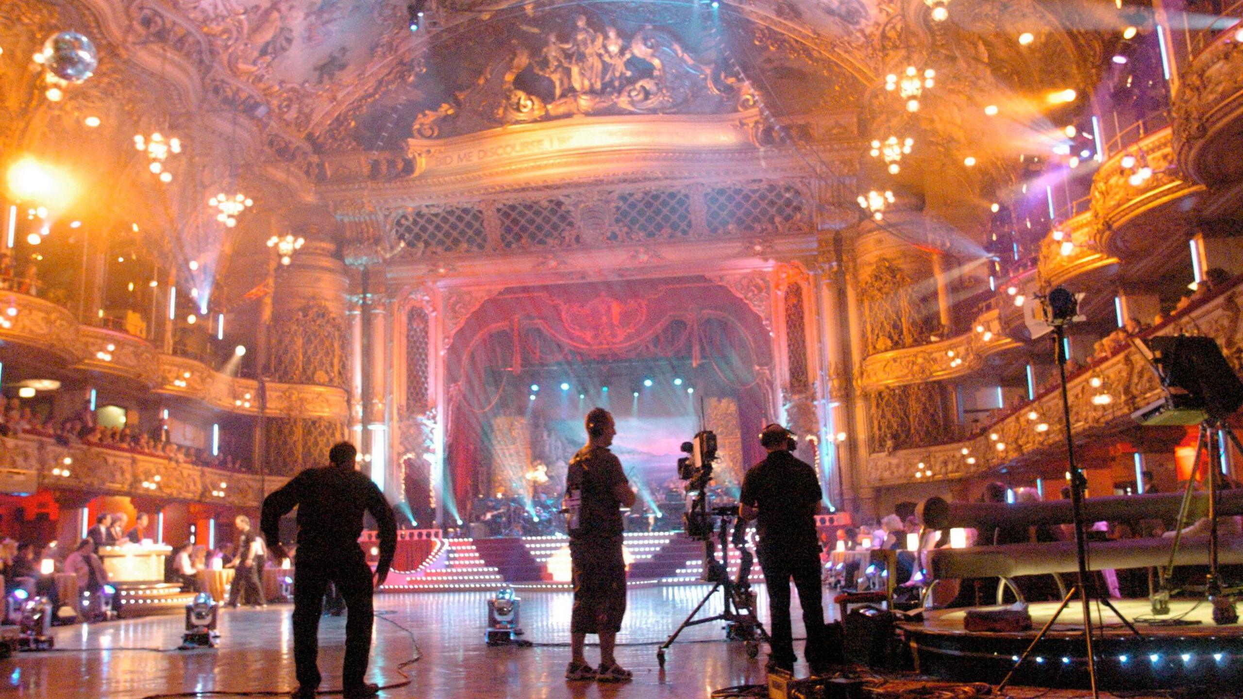 Previous Blackpool special being filmed.