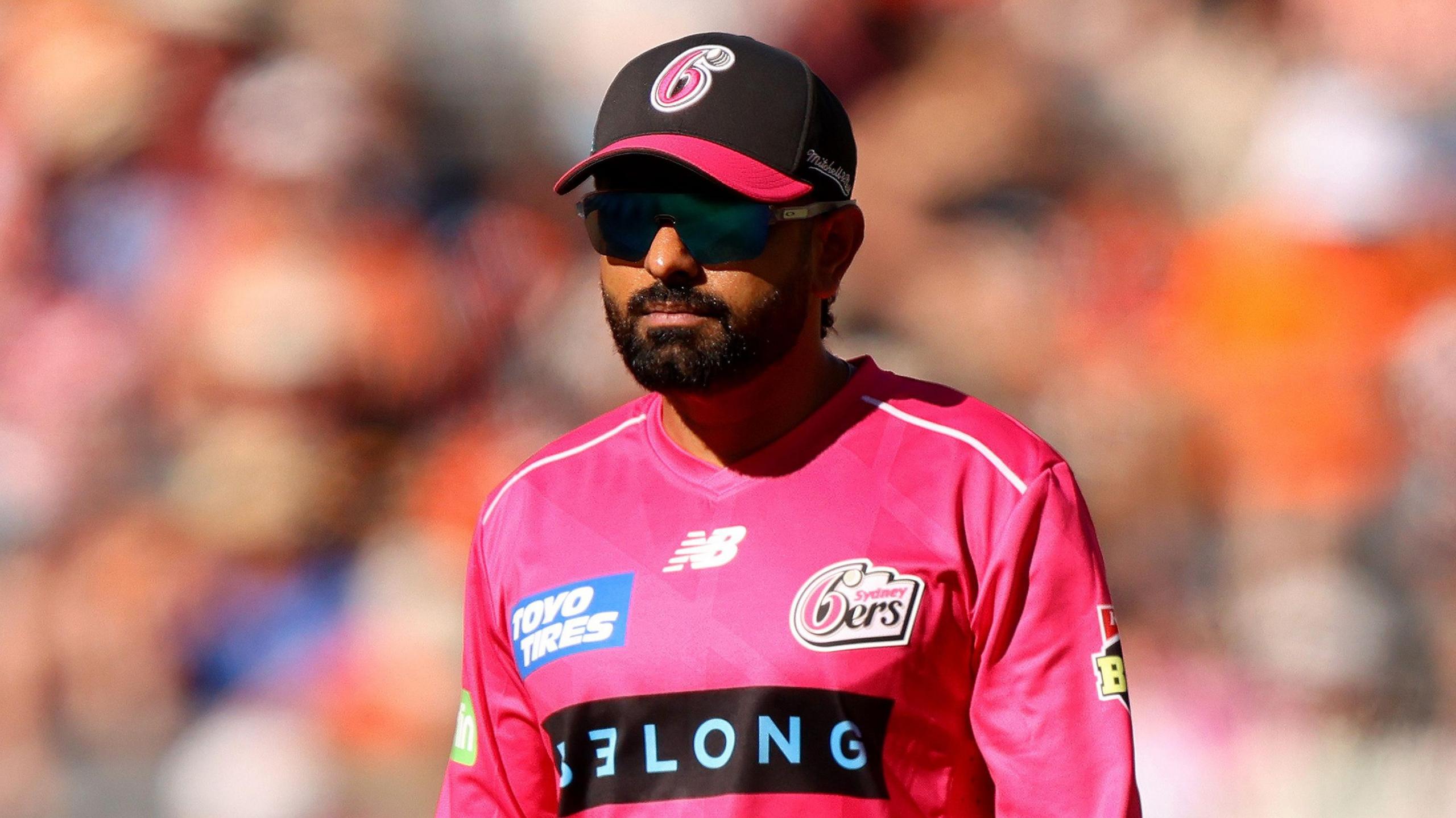 Babar Azam playing for Sydney Sixers