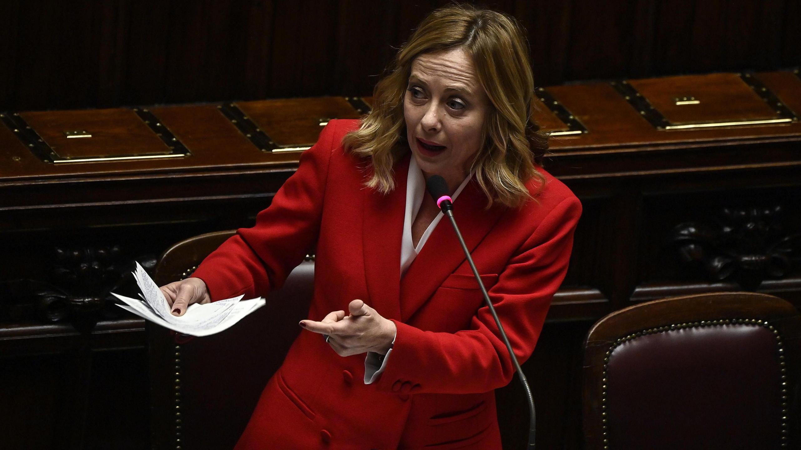 Italian Prime Minister Giorgia Meloni