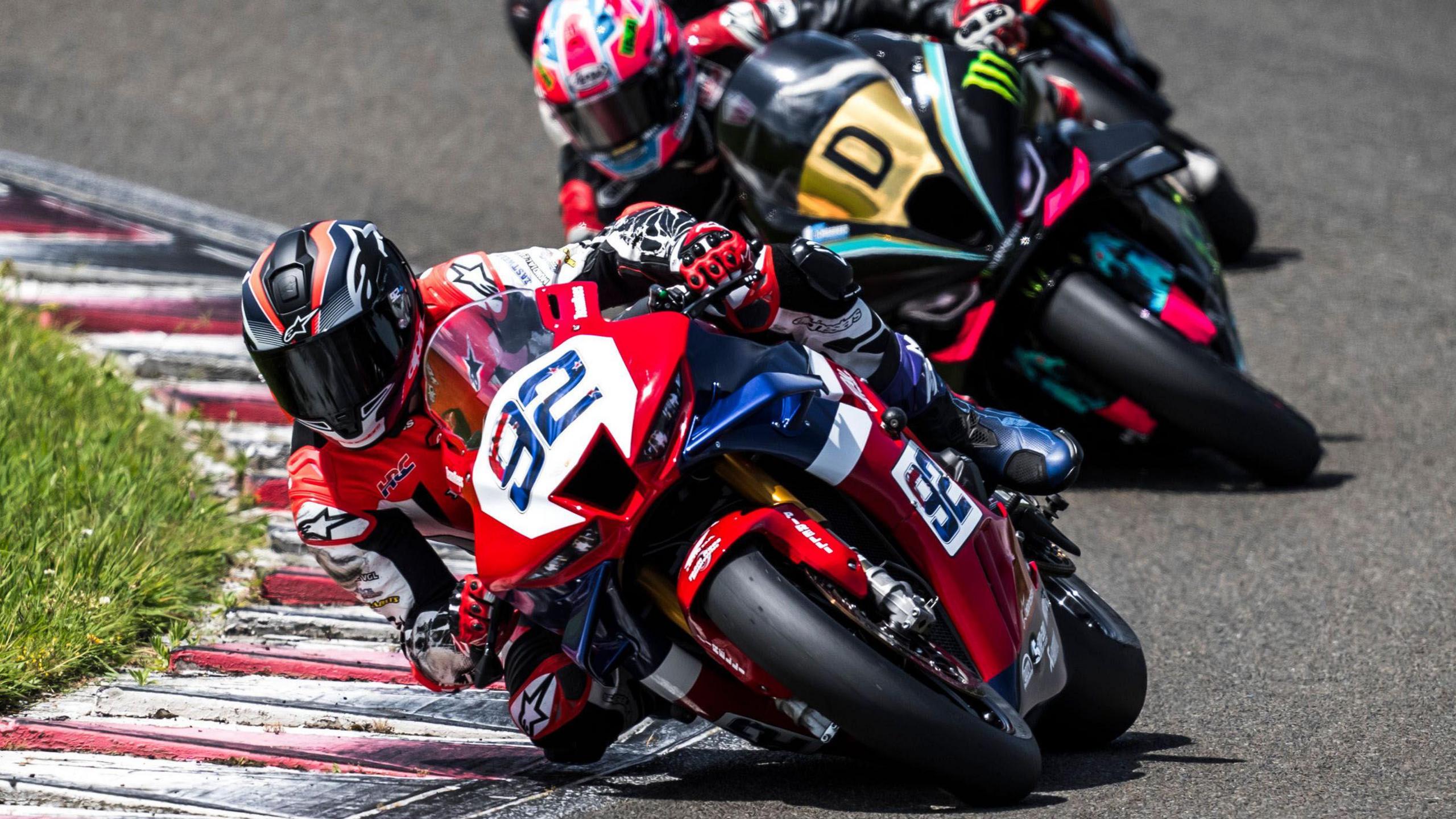 Mitch Rees on a bike bearing the number 92 plate