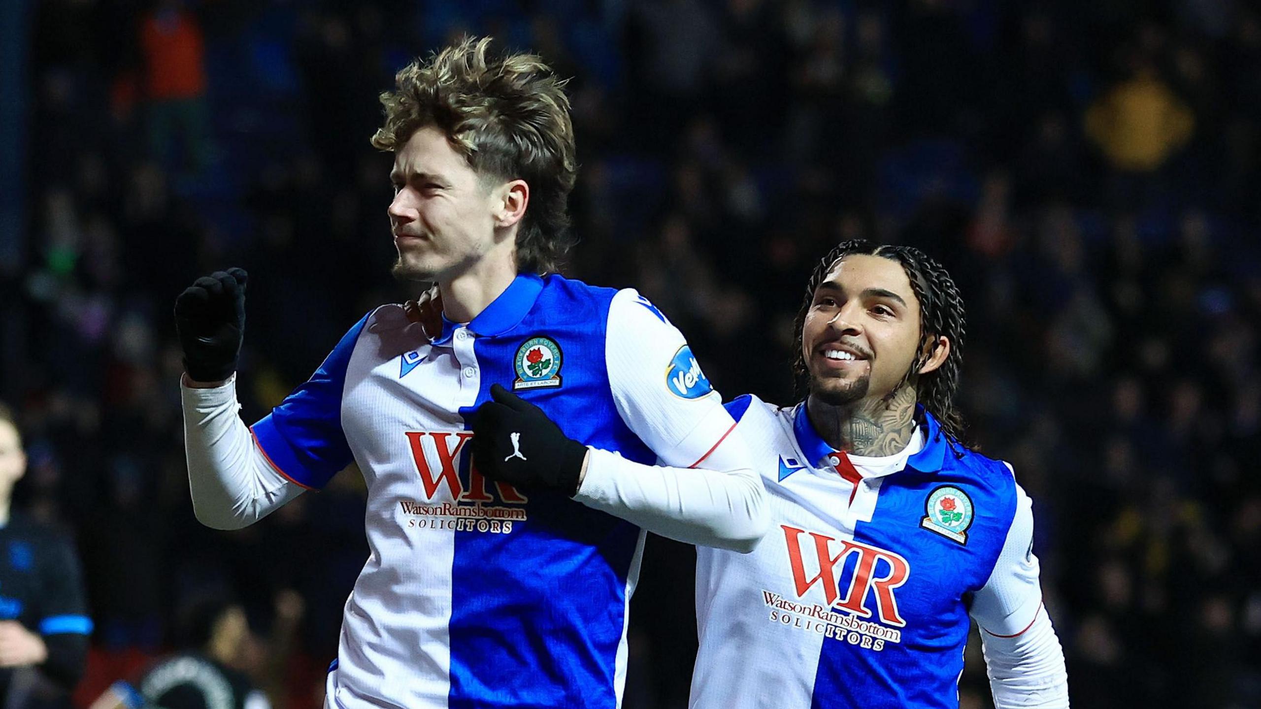 Todd Cantwell celebrating scoring for Blackburn against Preston