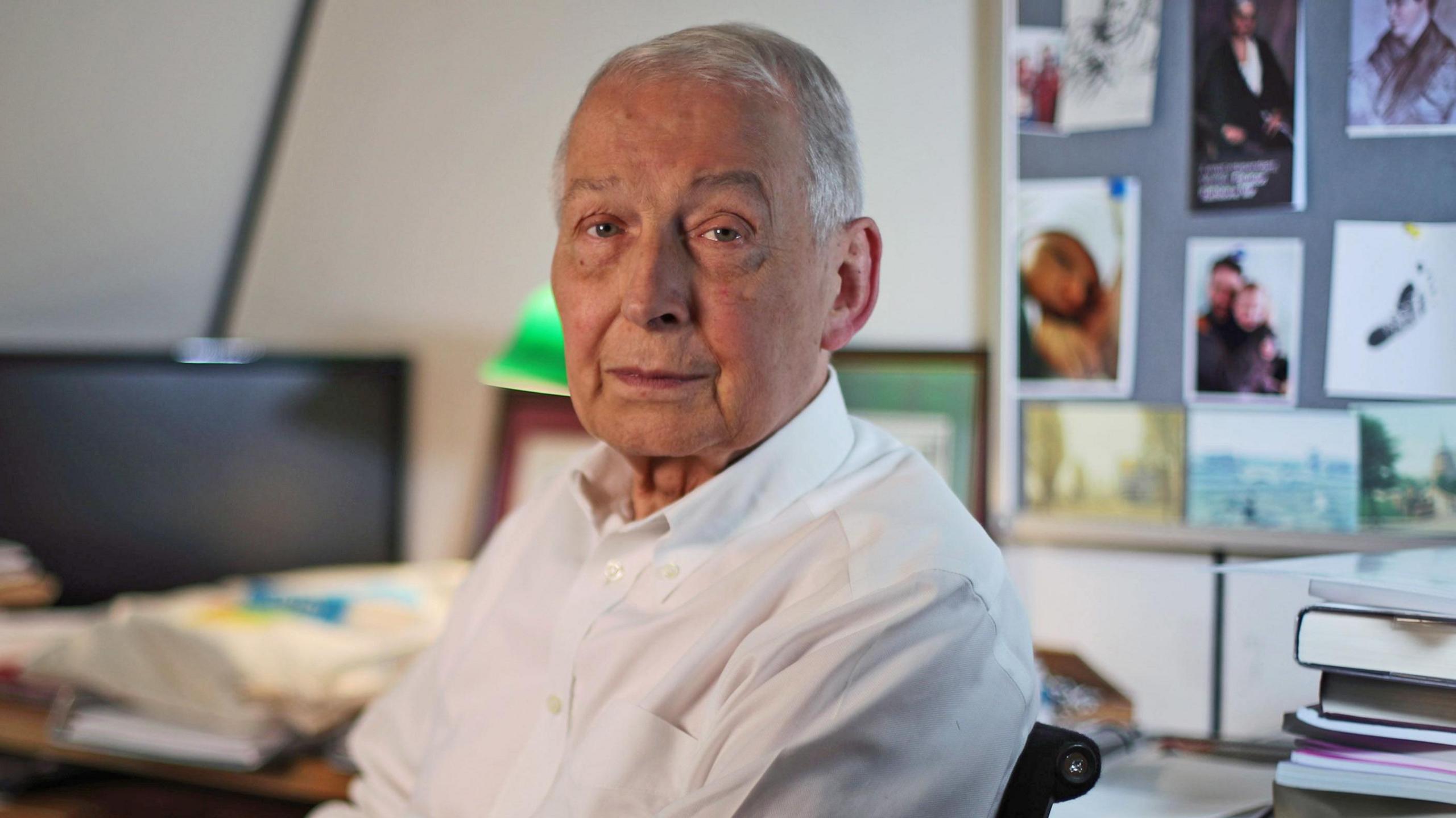 Frank Field sits in an office