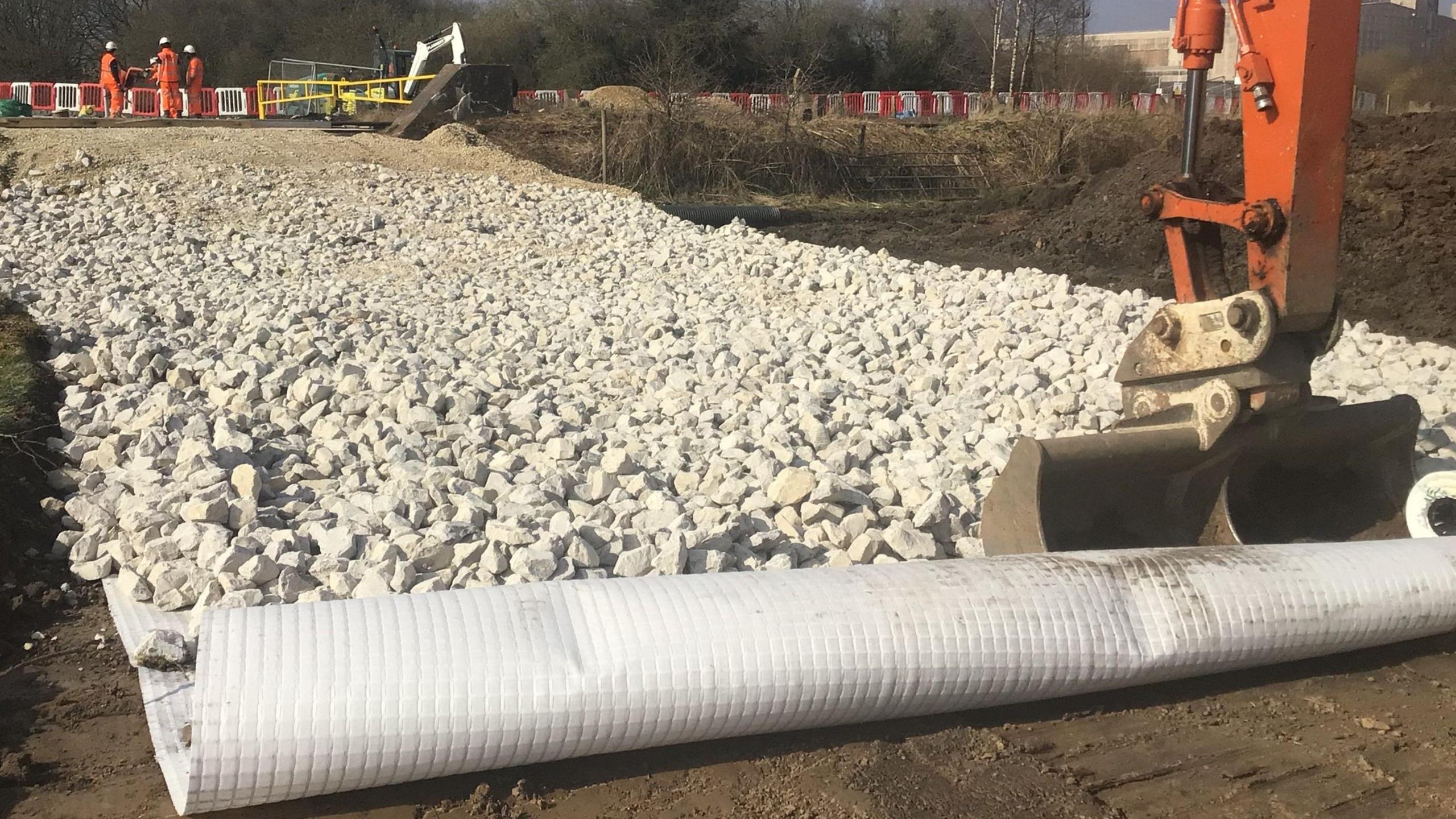 Preparation works for the Middlewich Eastern Bypass