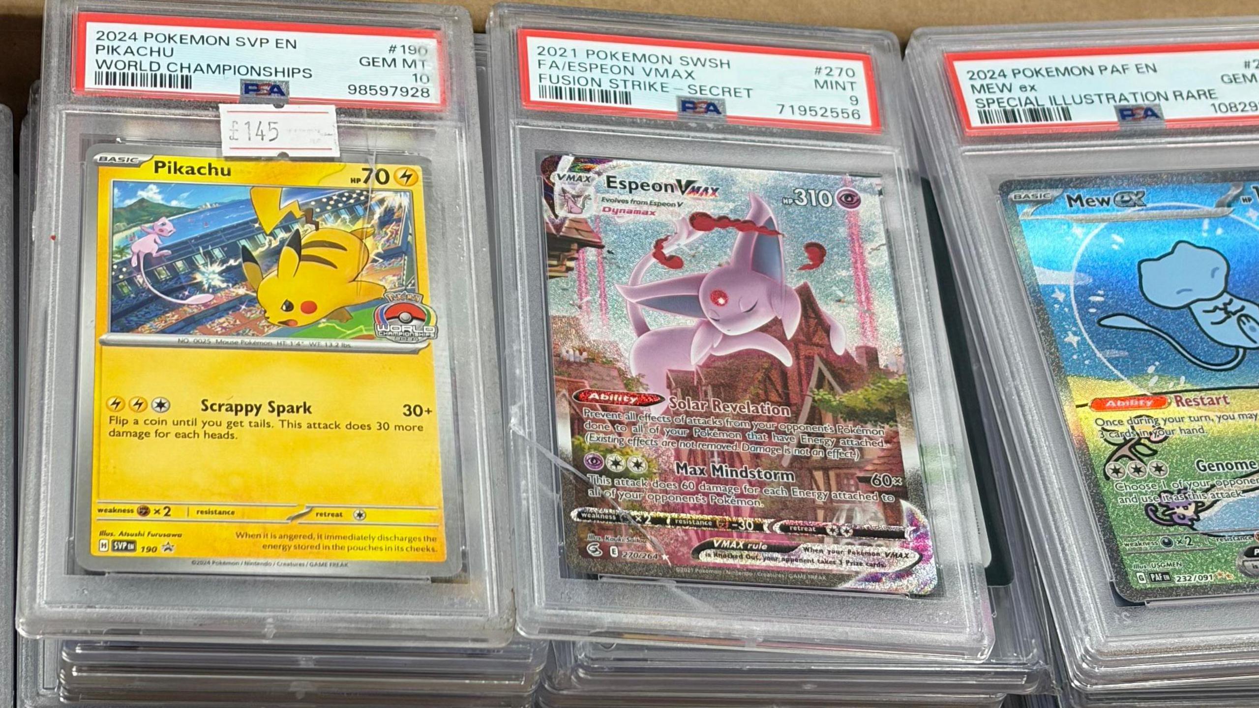 wwe pokemon cards Pokemon TCG: Paldean Fates Tin Set of 3 – Chief Cards