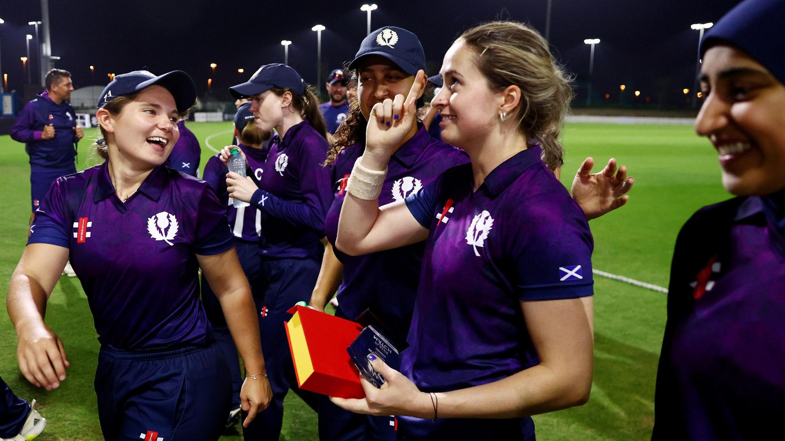 Scotland's Ailsa Lister celebrates