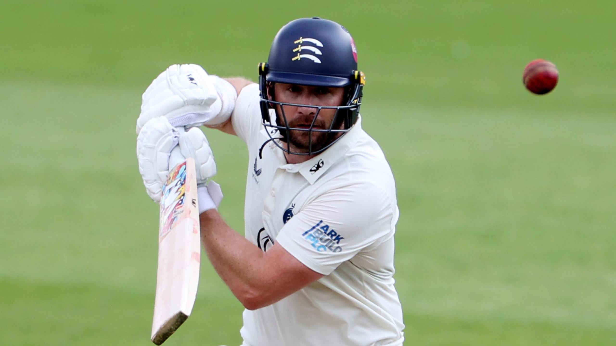 Middlesex batter Mark Stoneman in action against Glamorgan 