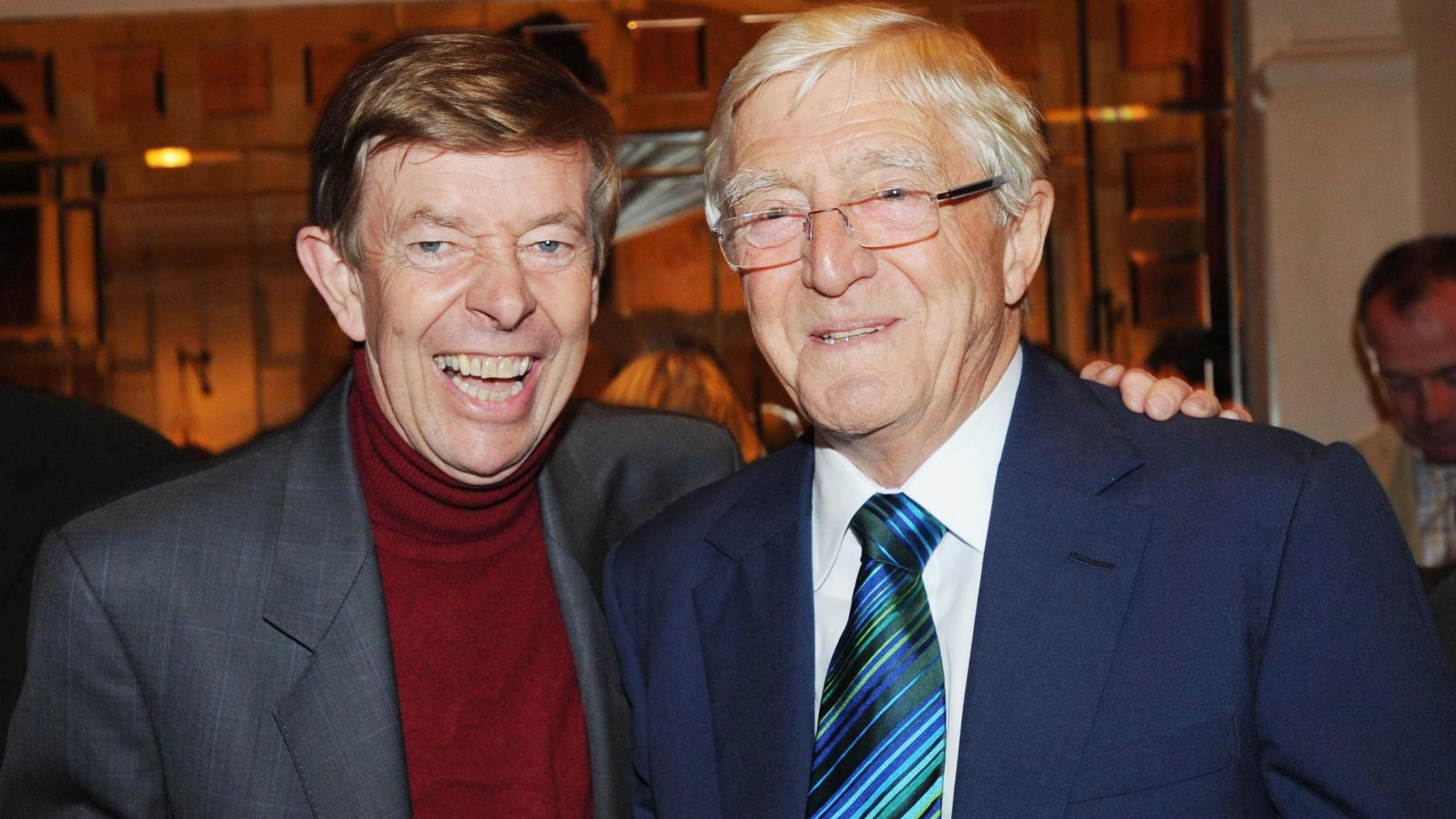 Henry Kelly and Michael Parkinson in 2008