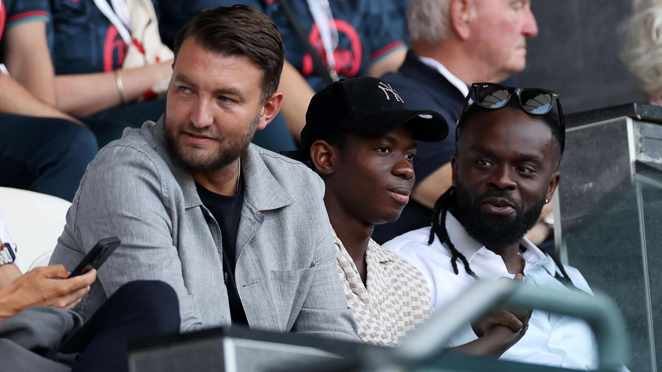 Malick Yalcouye in the stands at the Swansea.com Stadium