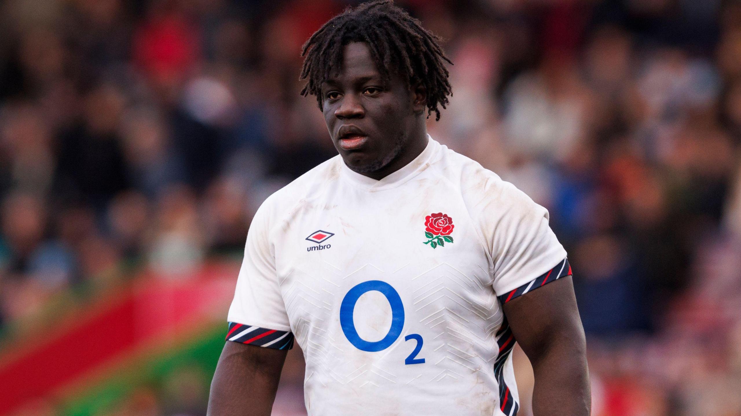 Asher Opoku-Fordjour playing for England A against Australia A