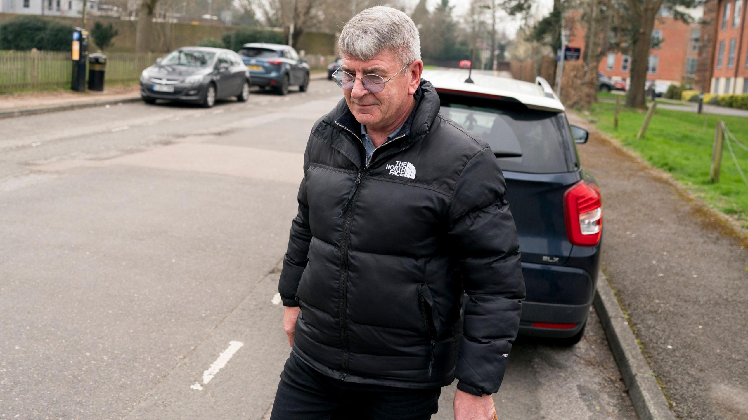 Michael Stanley outside court in March