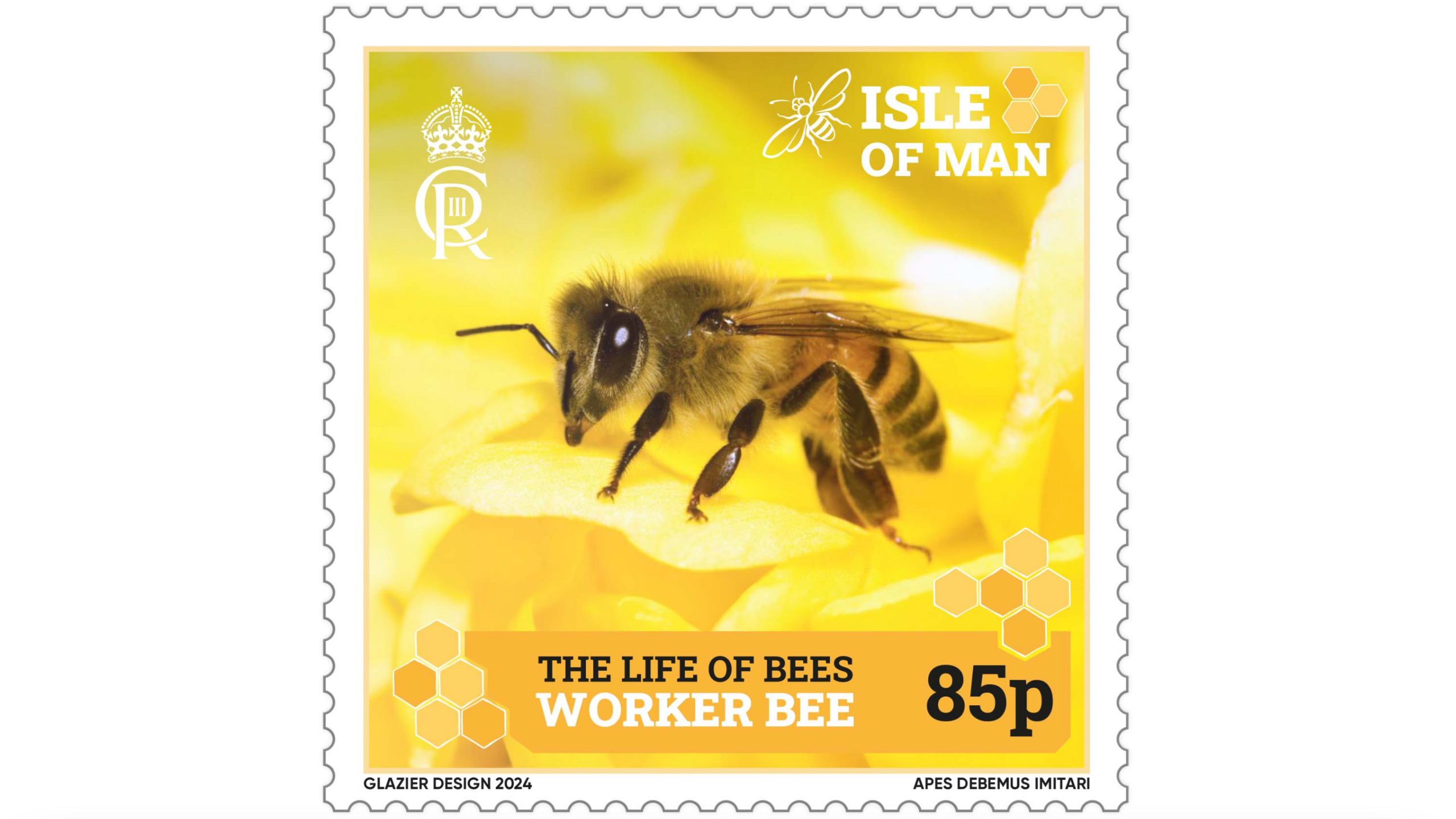 Worker bee stamp