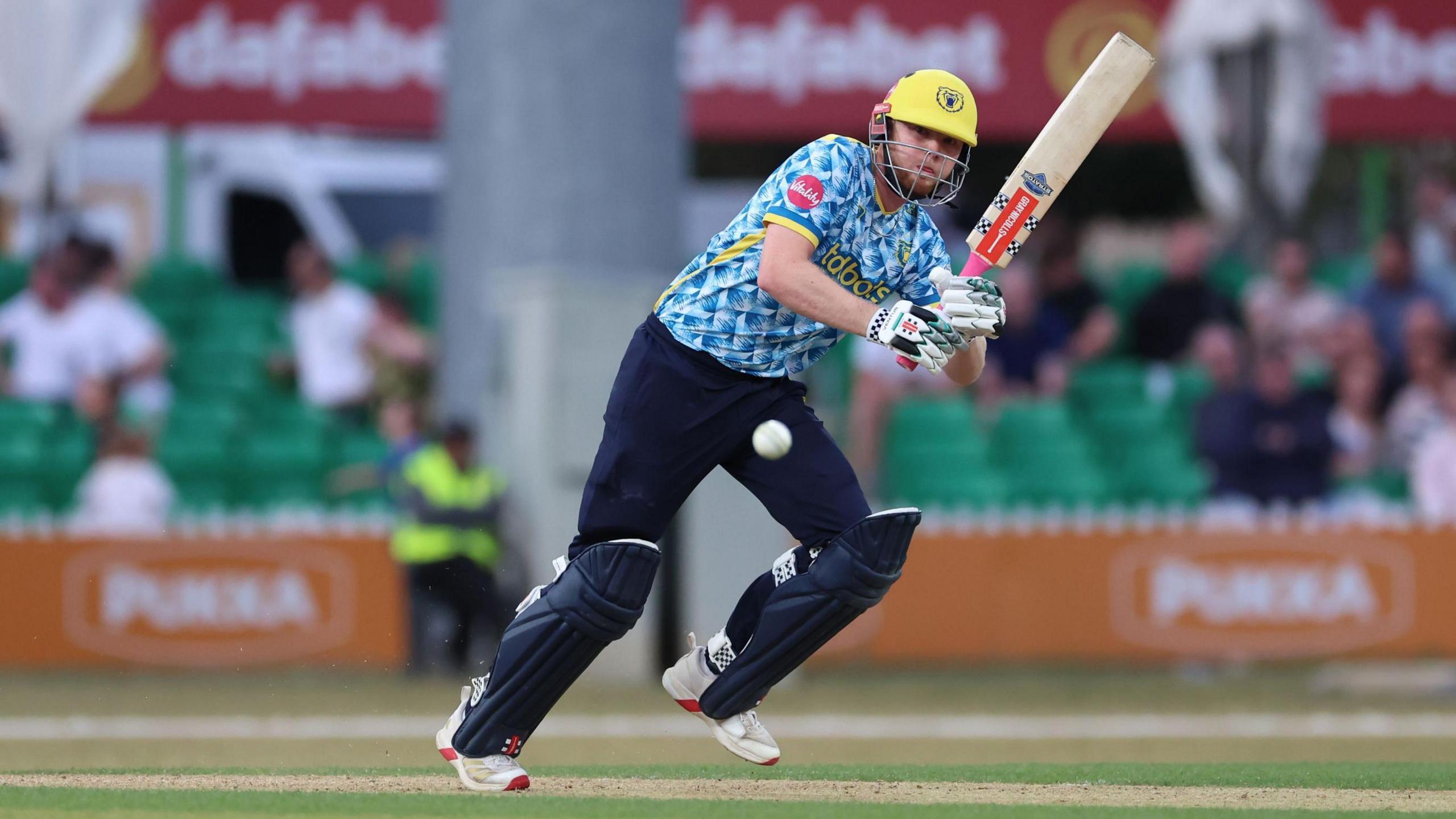Dan Mousley batting