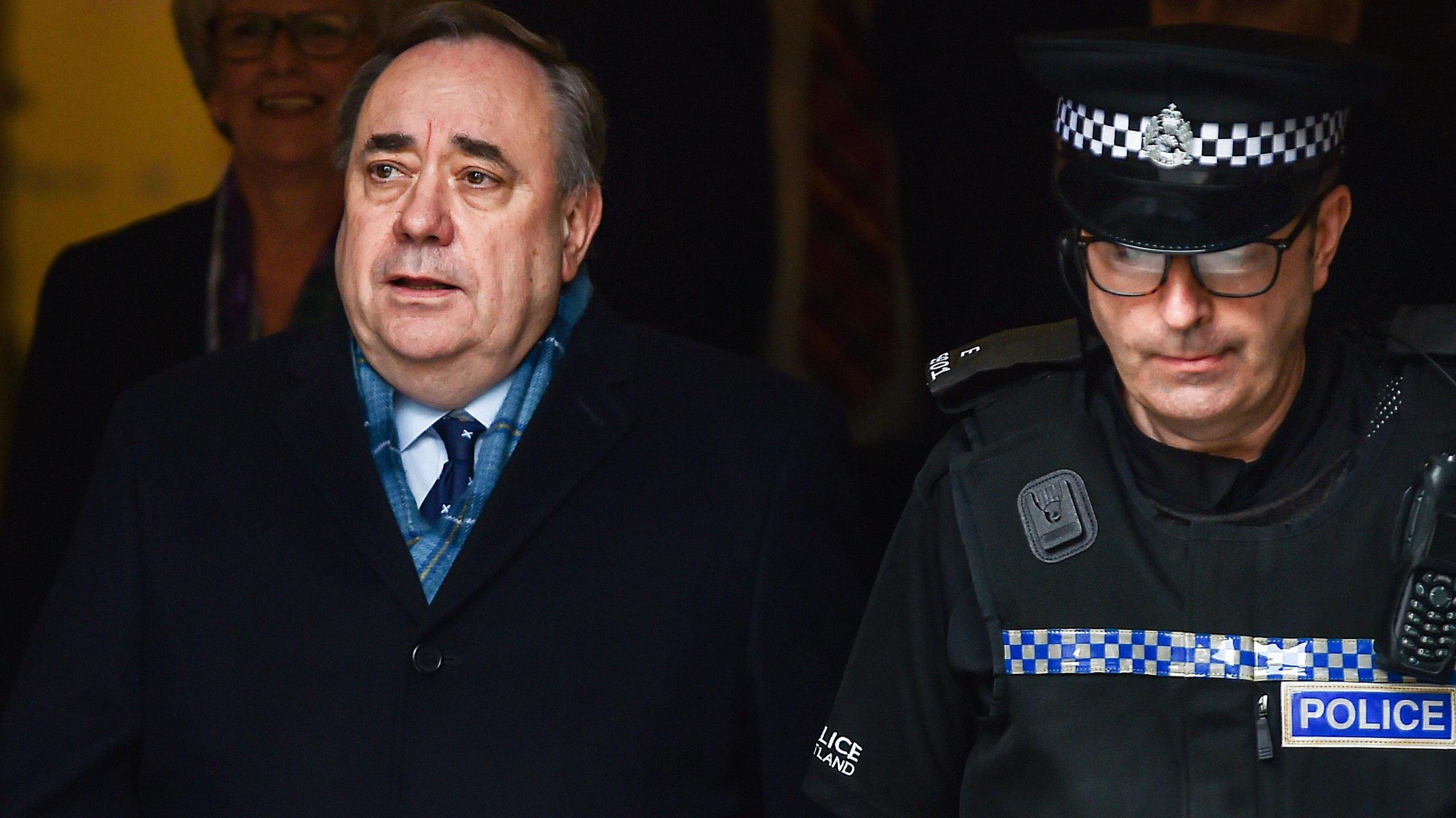 Former Scottish First Minister Alex Salmond departs Edinburgh High Court on March 23, 2020 in Edinburgh, Scotland. Alex Salmond has been cleared of sexual assaulting nine women while he was Scotland's first minister. The jury found the former SNP leader not guilty on 12 of the sexual assault charges facing him, while another was found not proven, a further charge of sexually assaulting a 10th woman had previously been dropped by prosecutors.