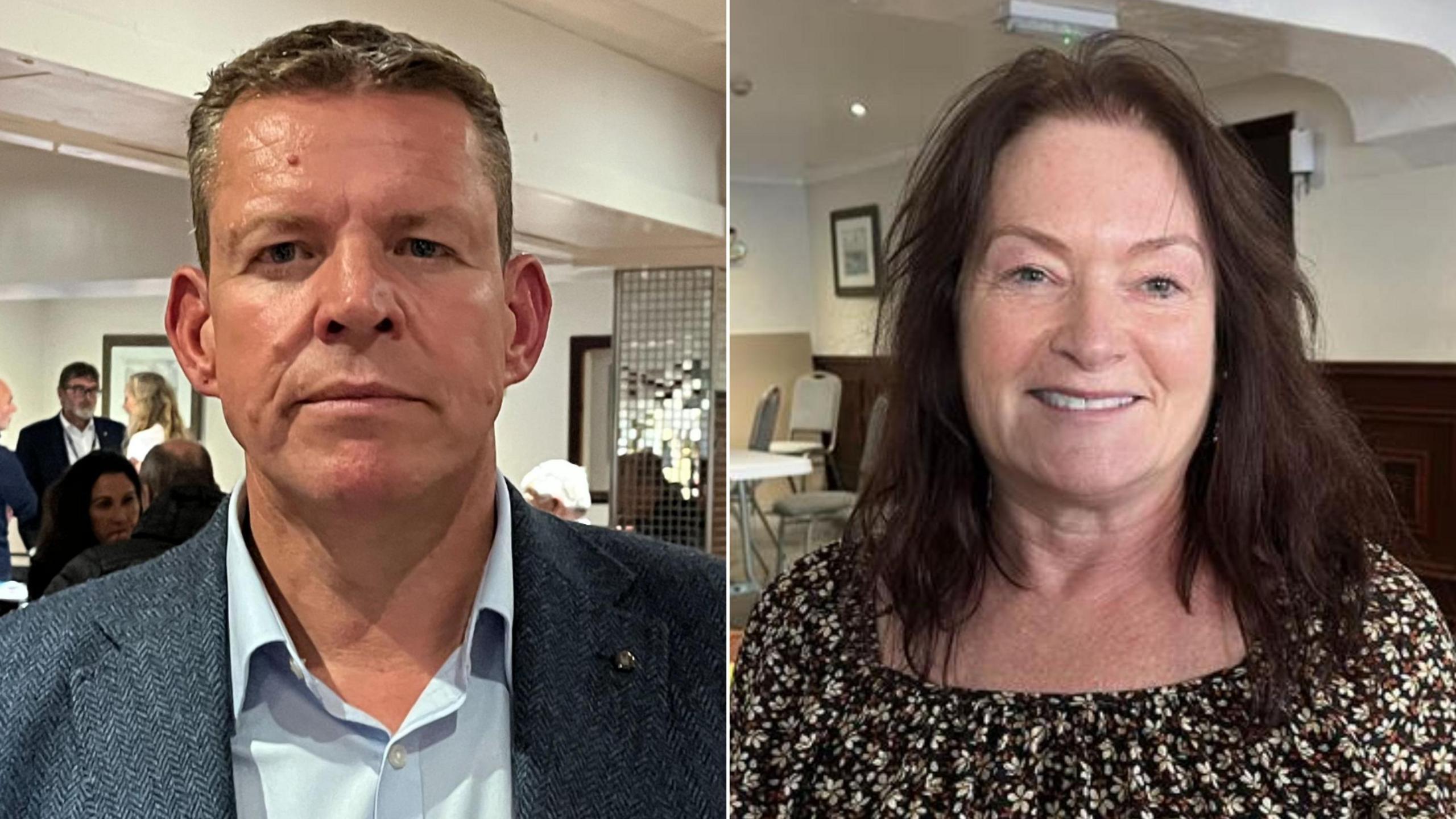 Rhun ap Iorwerth a'r Cynghorydd Jackie Lewis 